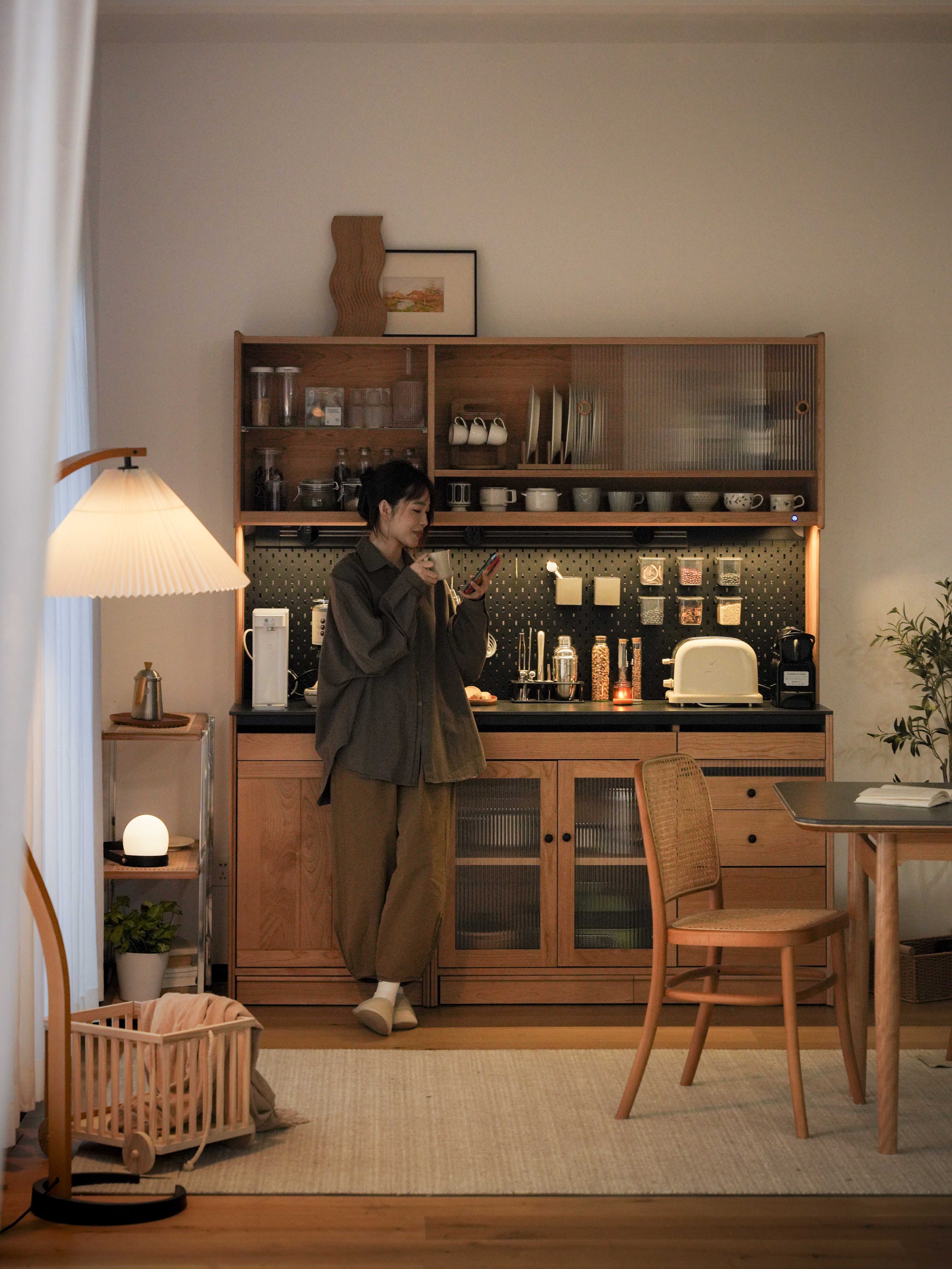 furniture design ，Solid wood furniture，Original design，Sideboard，