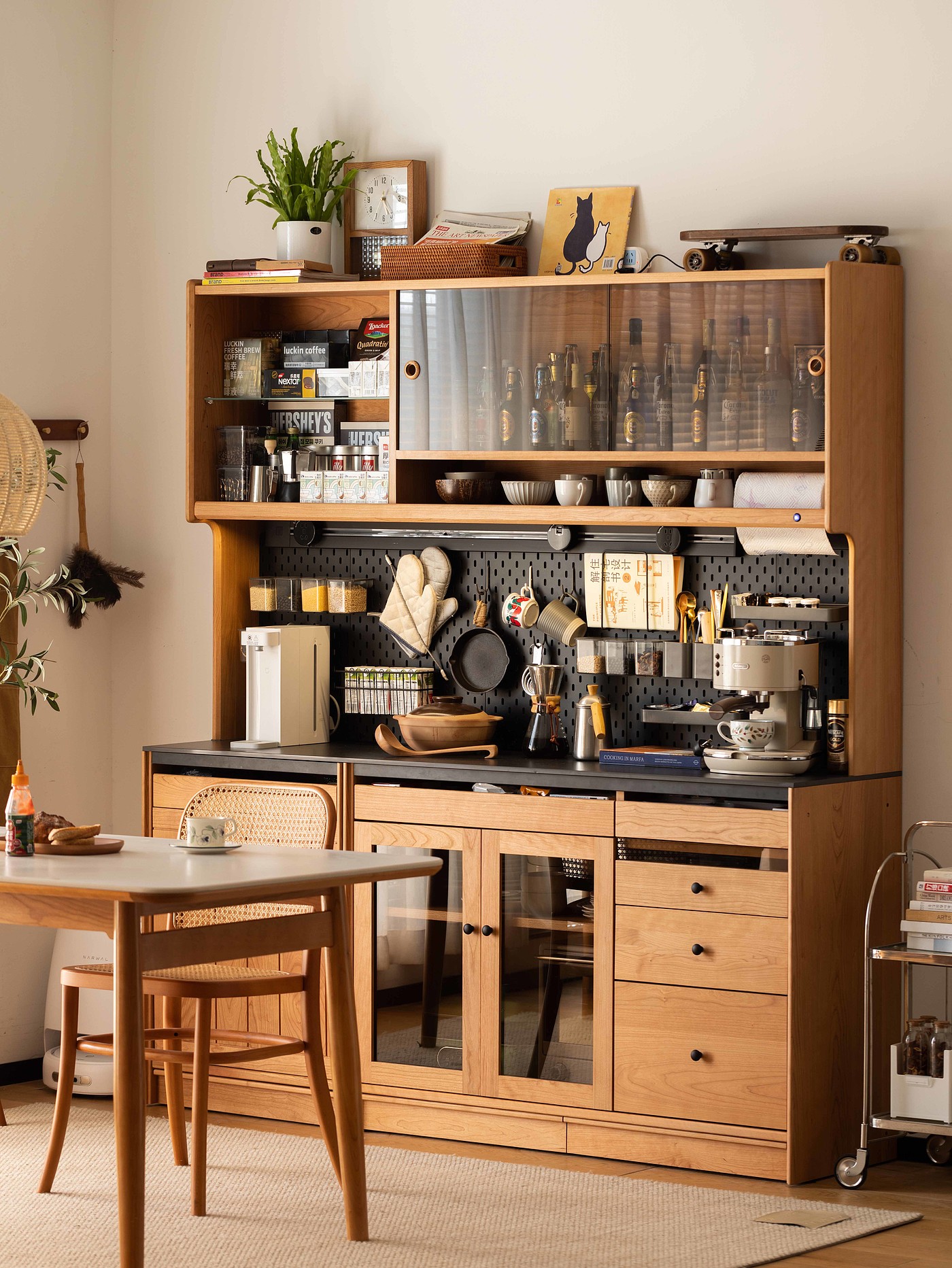 furniture design ，Solid wood furniture，Original design，Sideboard，