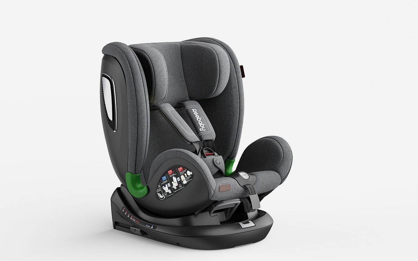 Child mother and baby，Safety seat，Product rendering，E-commerce details，