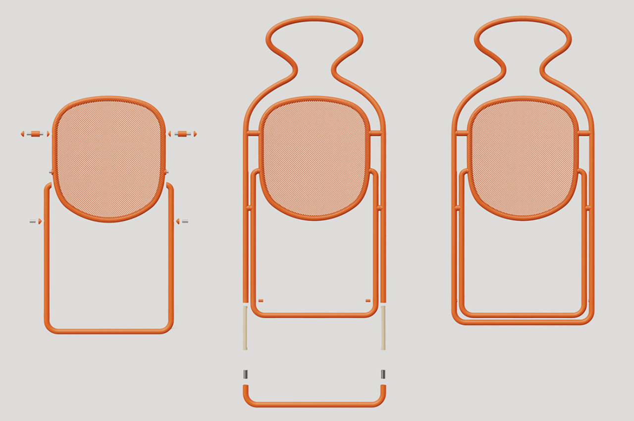 Venus，Folding chair，chair，furniture，