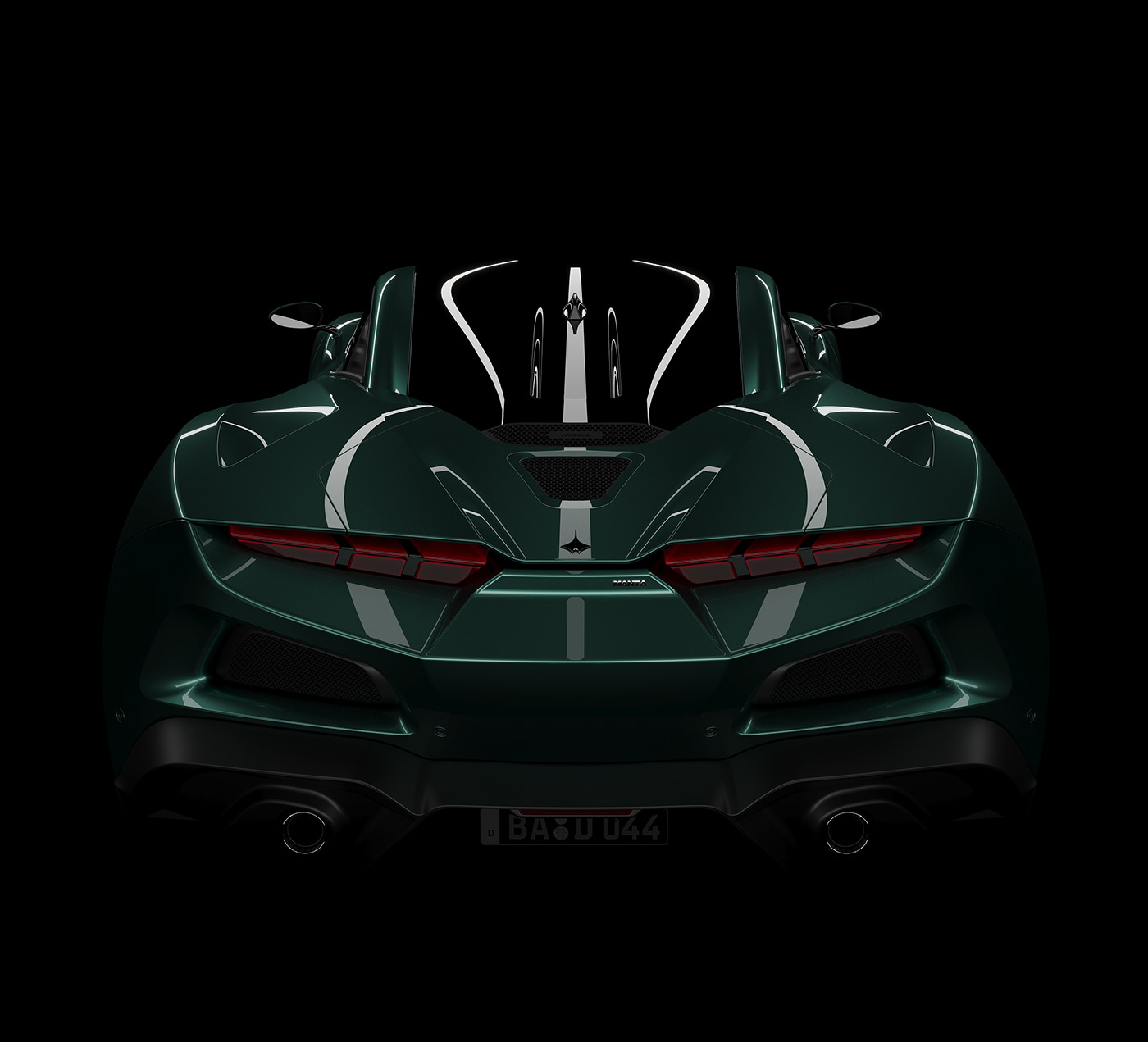 vehicle，automobile，3D modeling，Manta Ray Manta 2023，