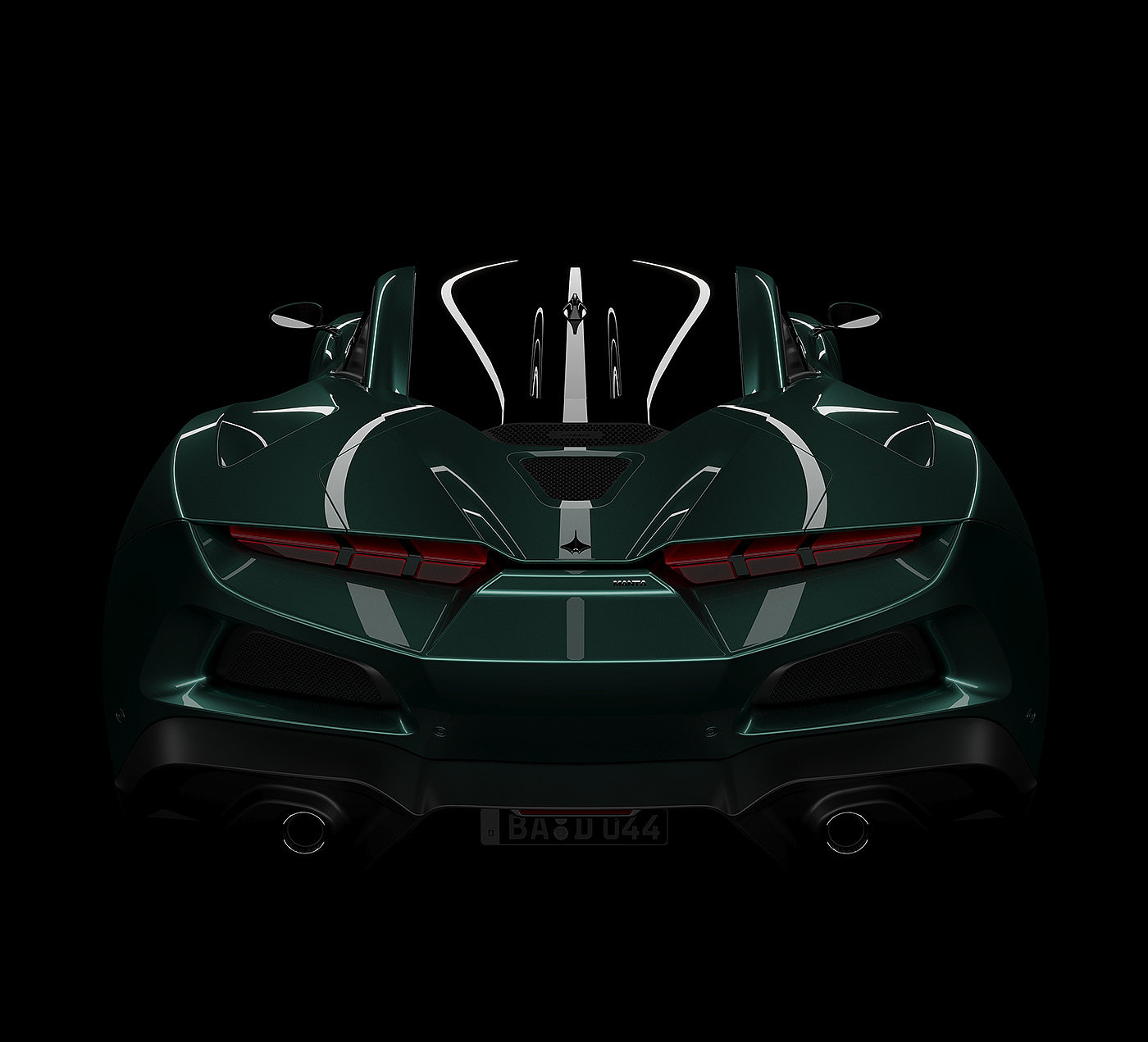 vehicle，automobile，3D modeling，Manta Ray Manta 2023，