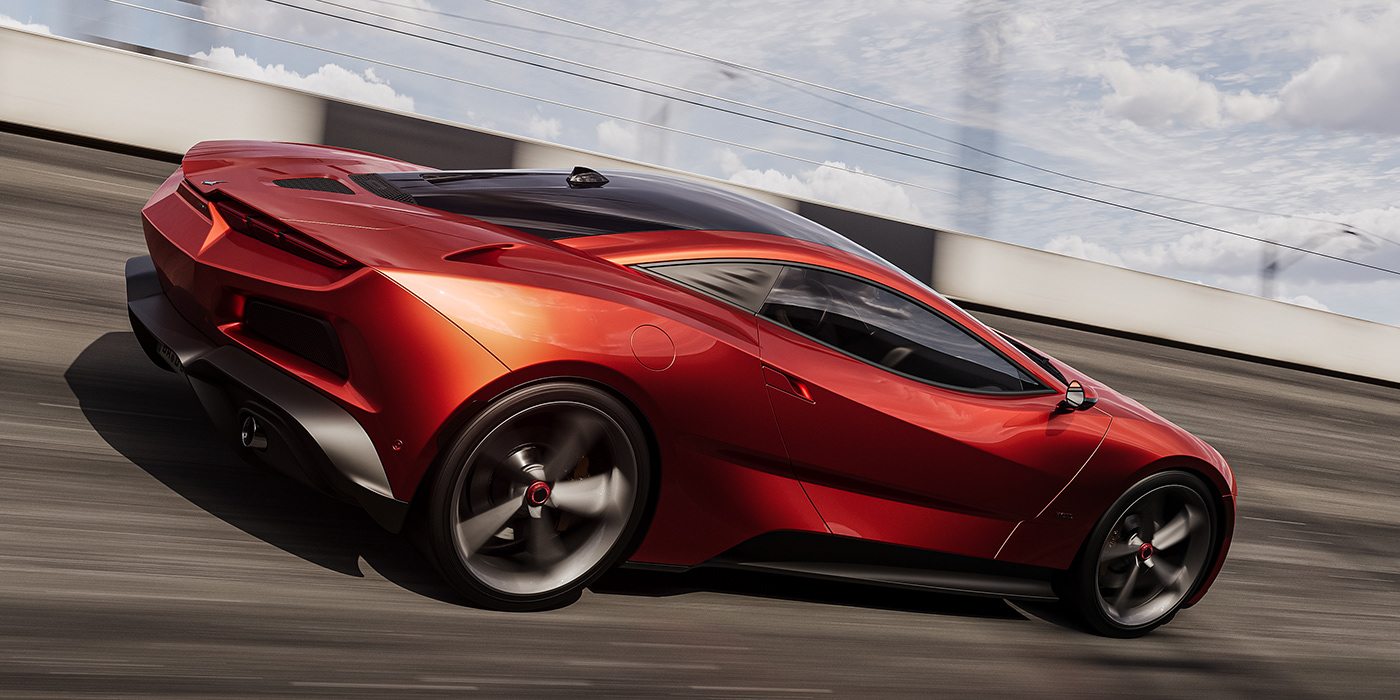 vehicle，automobile，3D modeling，Manta Ray Manta 2023，