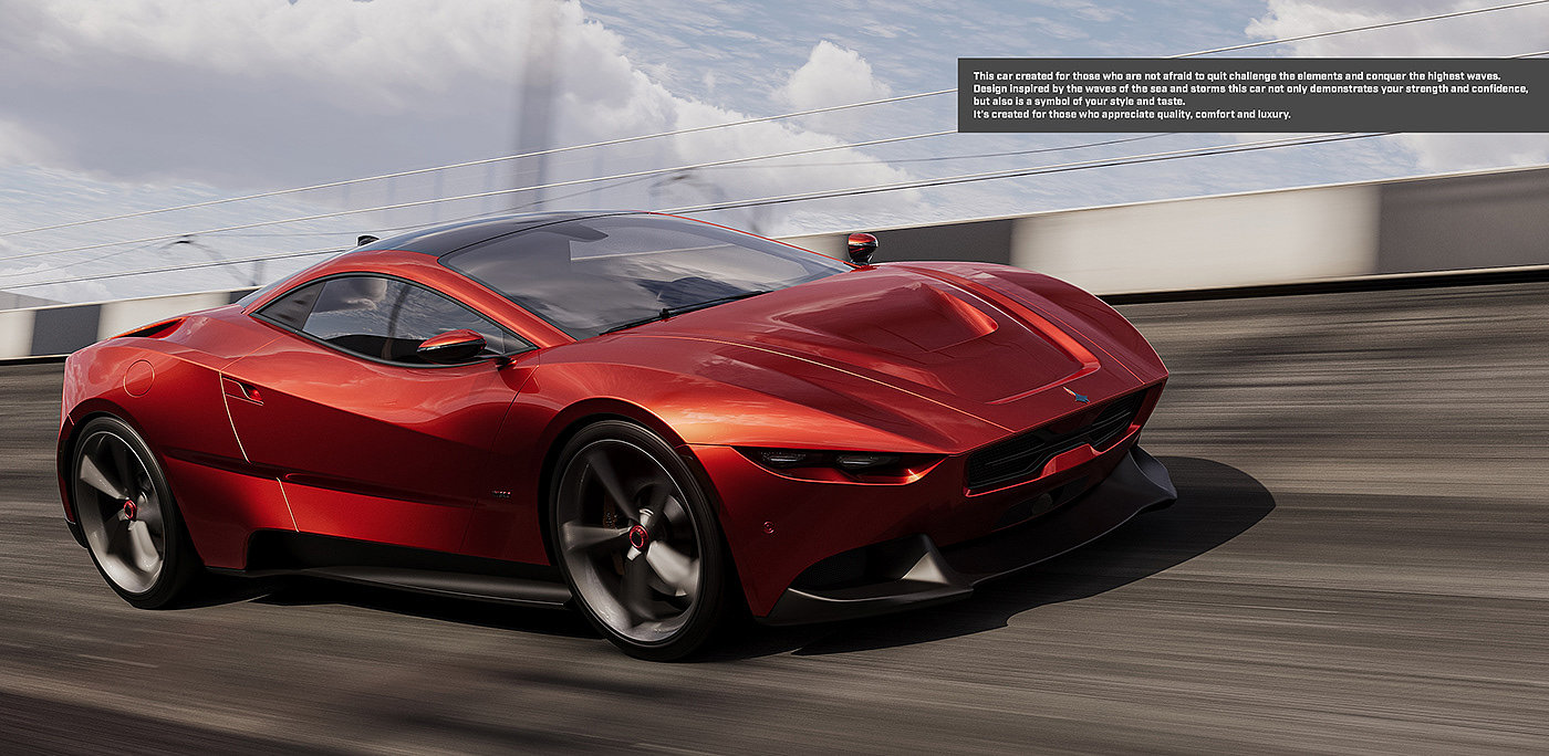vehicle，automobile，3D modeling，Manta Ray Manta 2023，