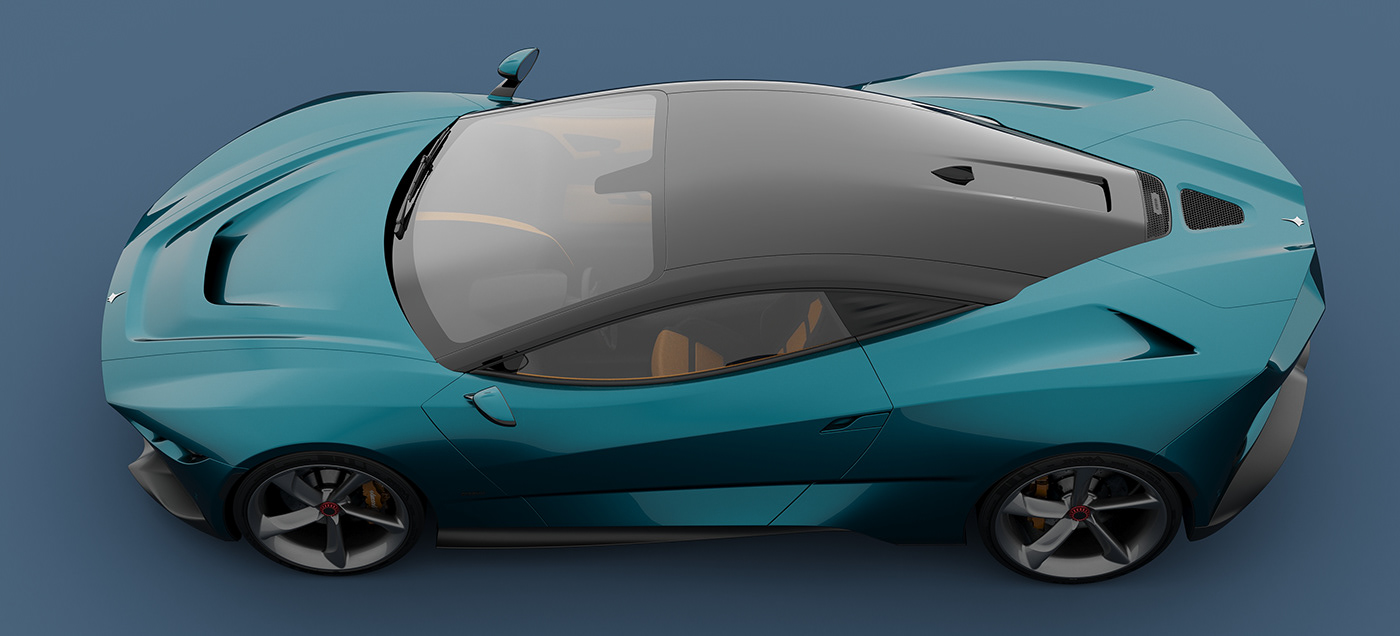 vehicle，automobile，3D modeling，Manta Ray Manta 2023，
