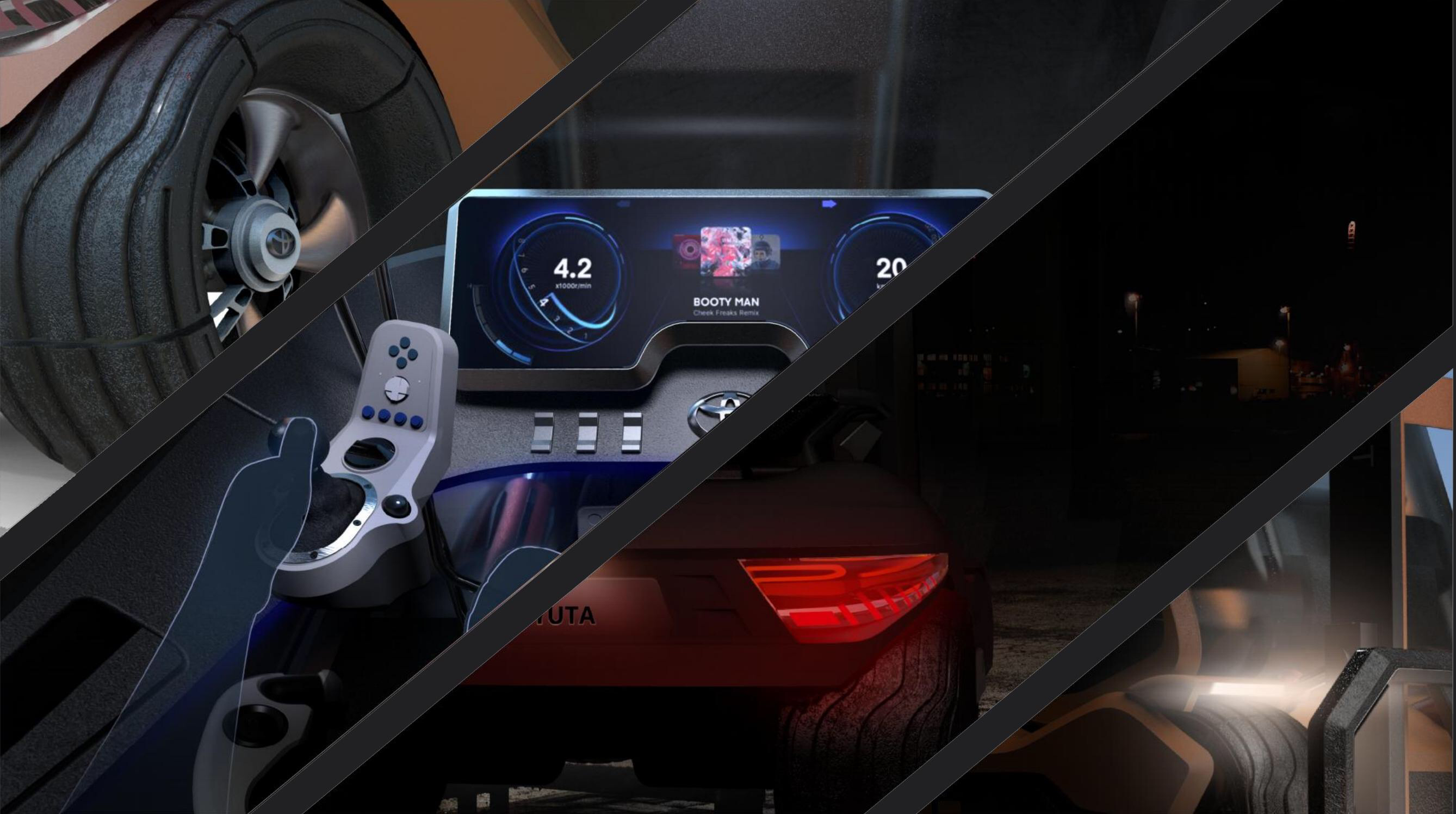 Engineering truck, forklift truck，