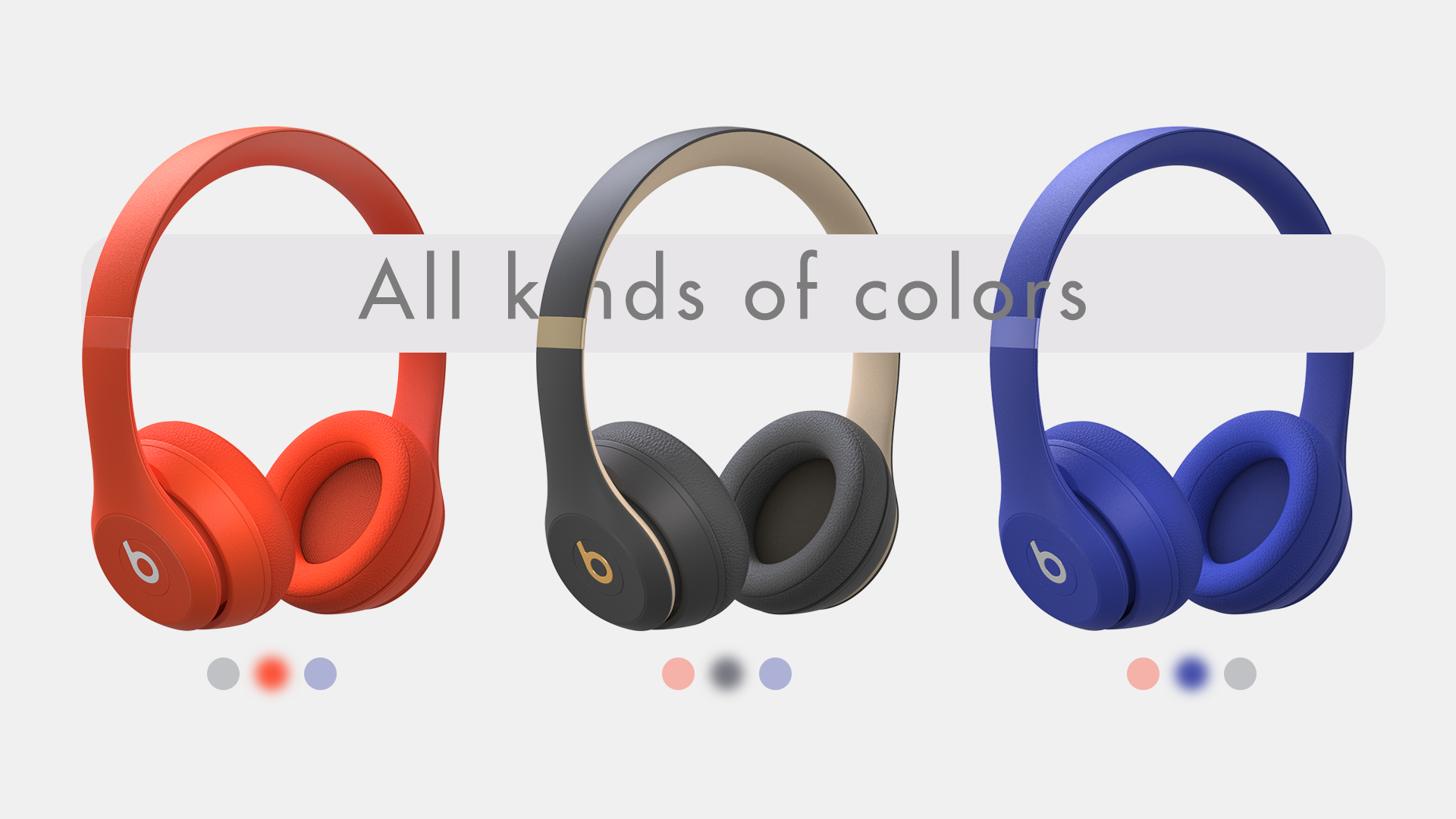 Beats headphones，Product rendering，Typesetting，