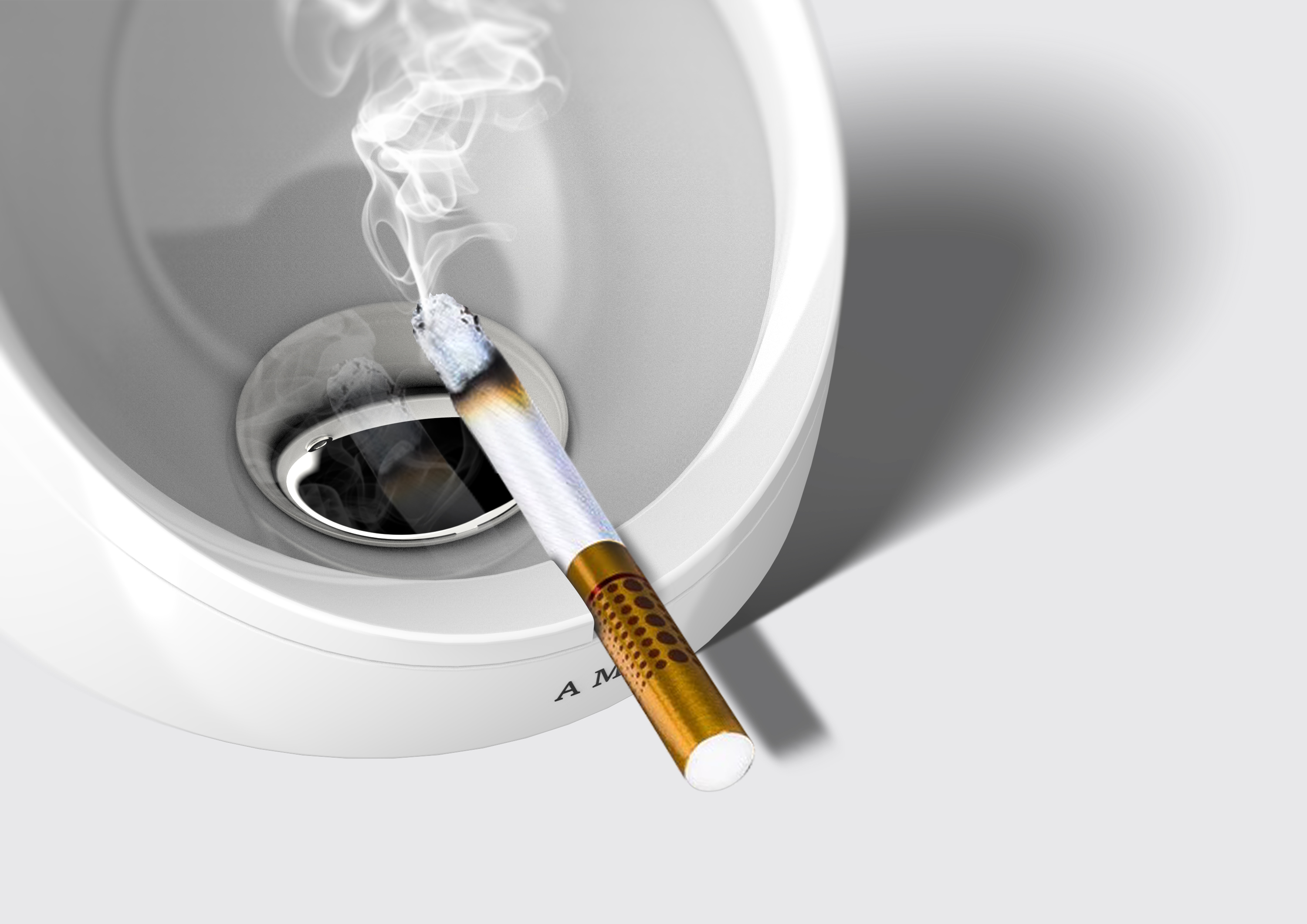 Cigarette butts are no longer nowhere to be placed, men's exclusive ashtrays are waiting for you to try.，Urinal，ashtray，comfort station，uncivilized phenomenon，Evil taste，