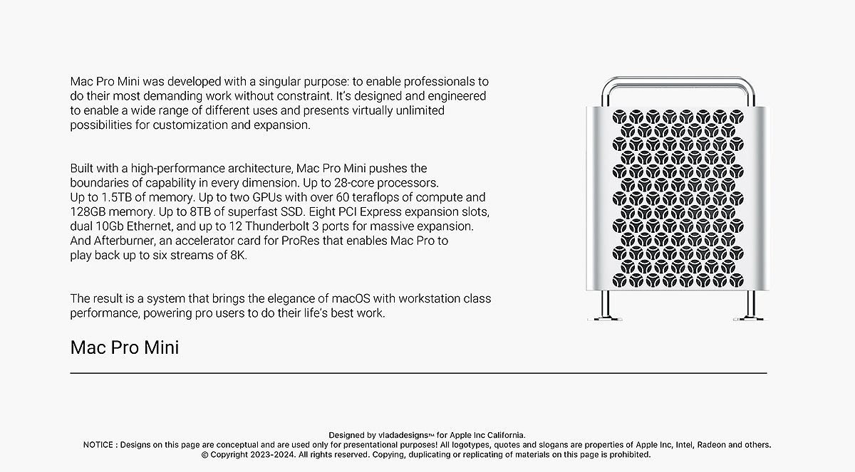 Mac Pro Mini，workstation，Chassis，Digital，