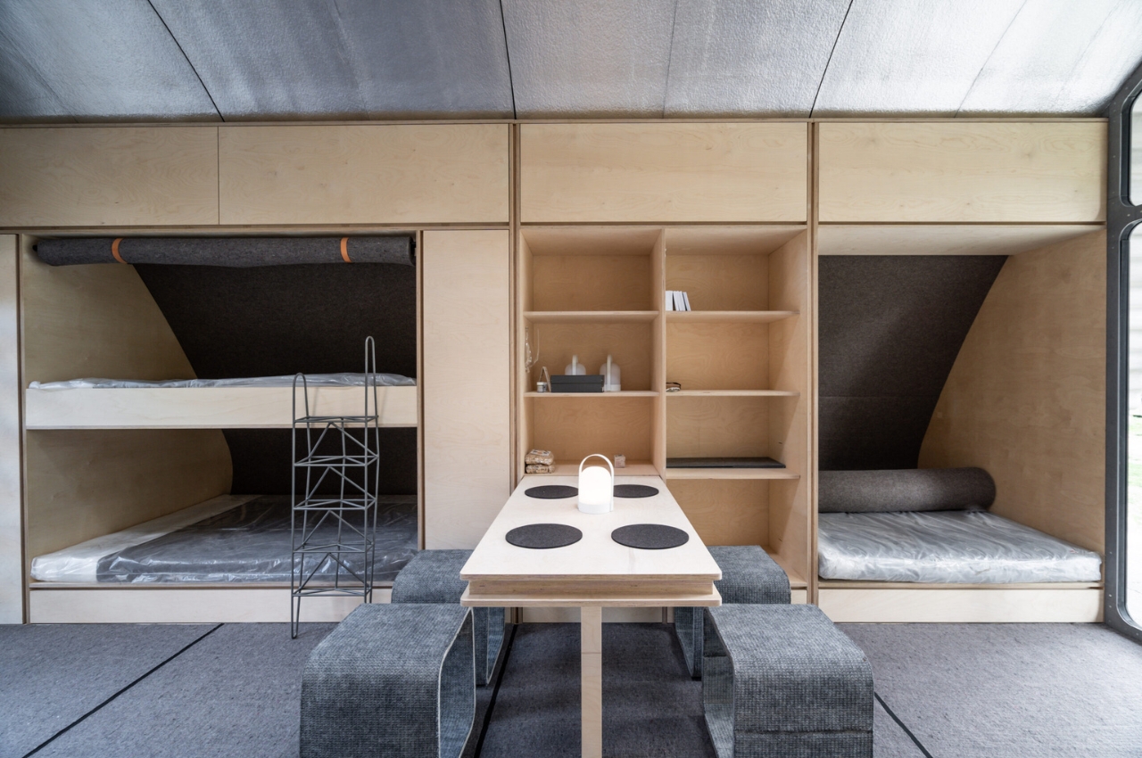 Architecture，environmental design，Temporary Avoidance Places，Interior design，