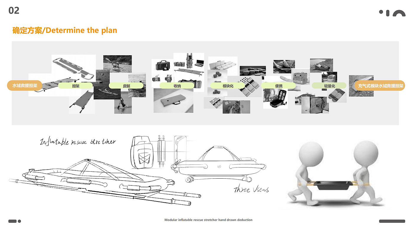 担架，充气，水面，模块化，轻便，实用，