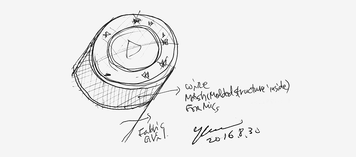 LG U + AI，扬声器，直观元素，标志性设计，