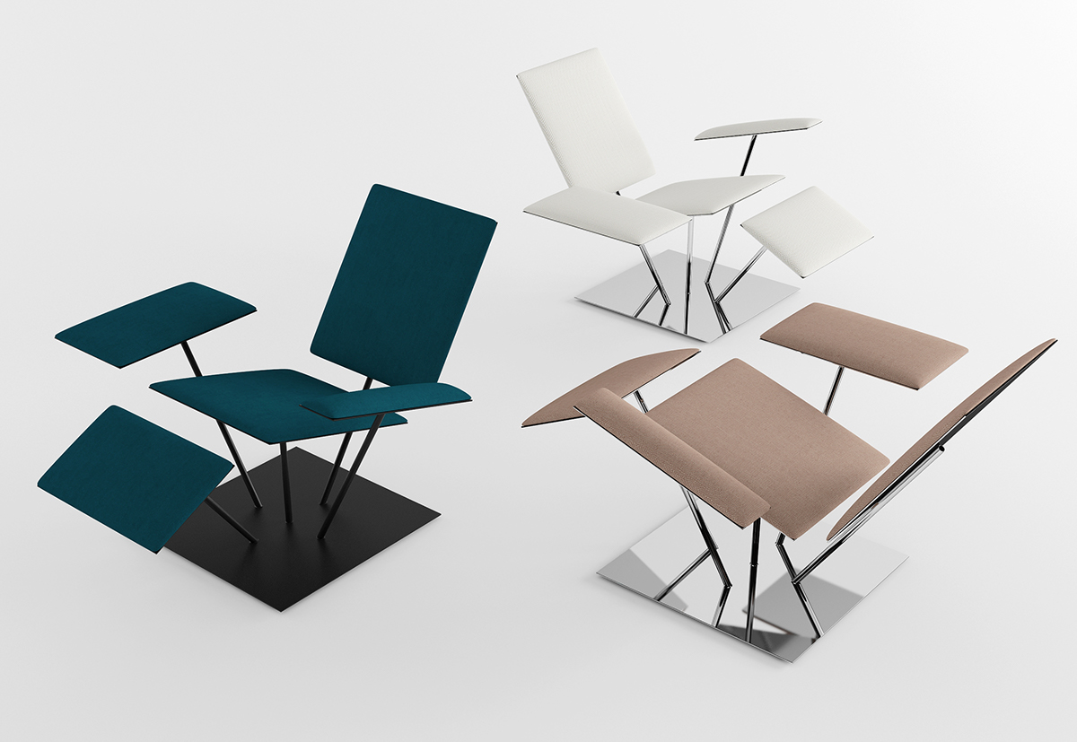 furniture，chair，conceptual design，deck chair，