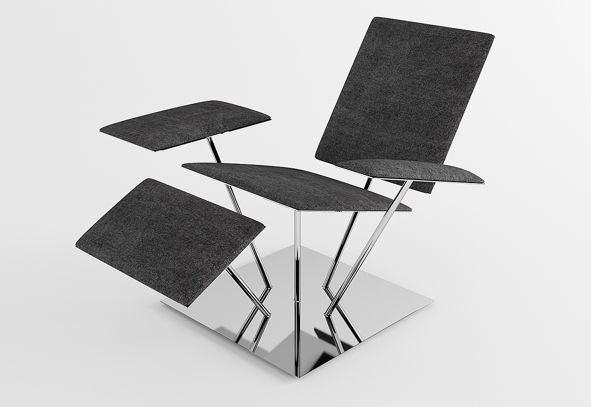 furniture，chair，conceptual design，deck chair，