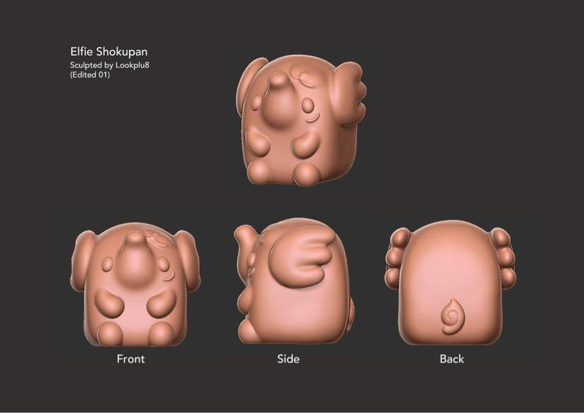 Teddy Bread & Elfie，Character design，Toy design，product design，