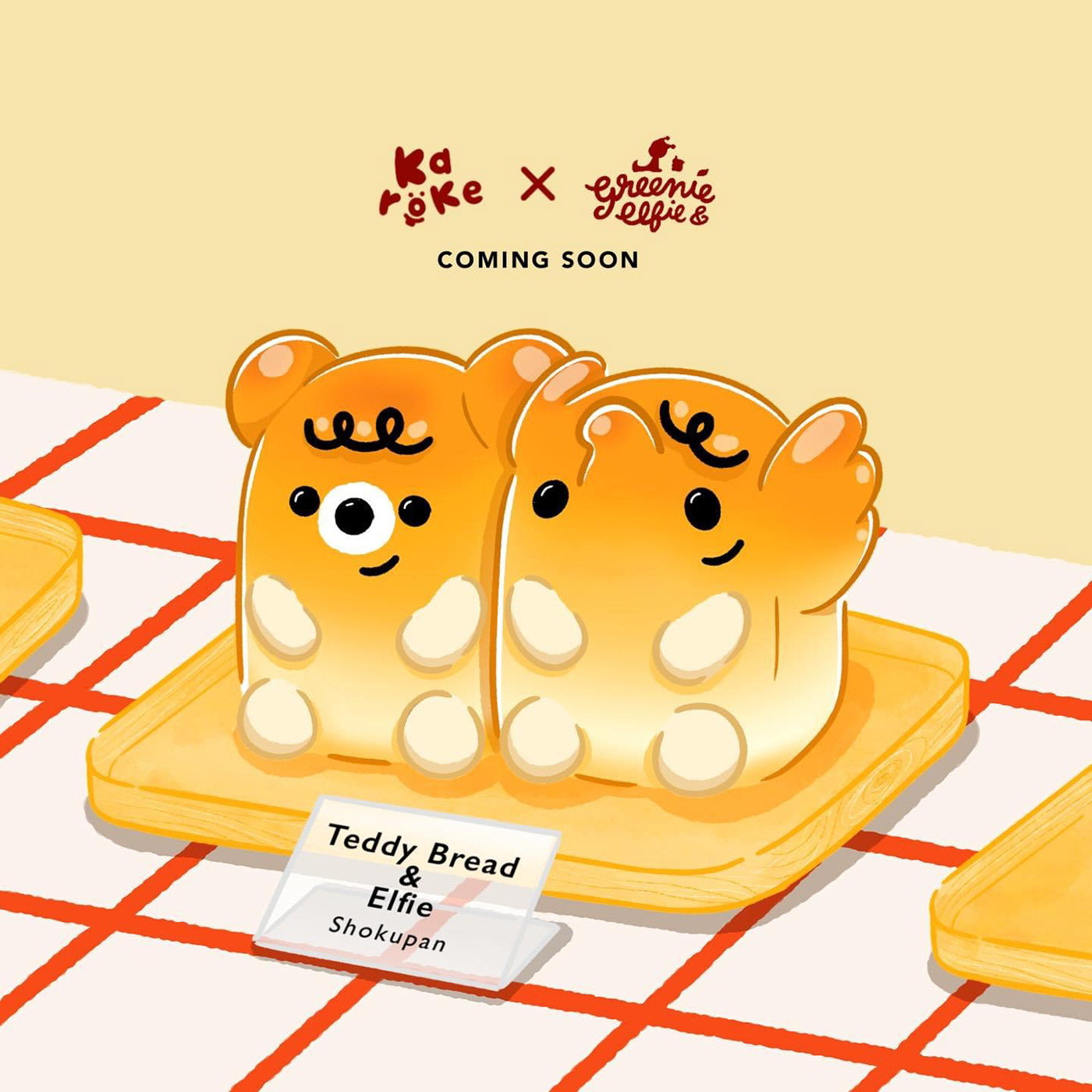 Teddy Bread & Elfie，Character design，Toy design，product design，