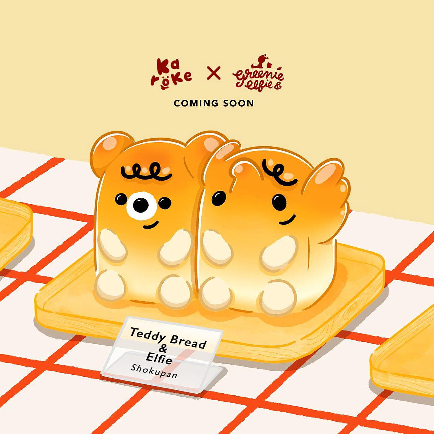 Teddy Bread & Elfie，人物设计，玩具设计，产品设计，