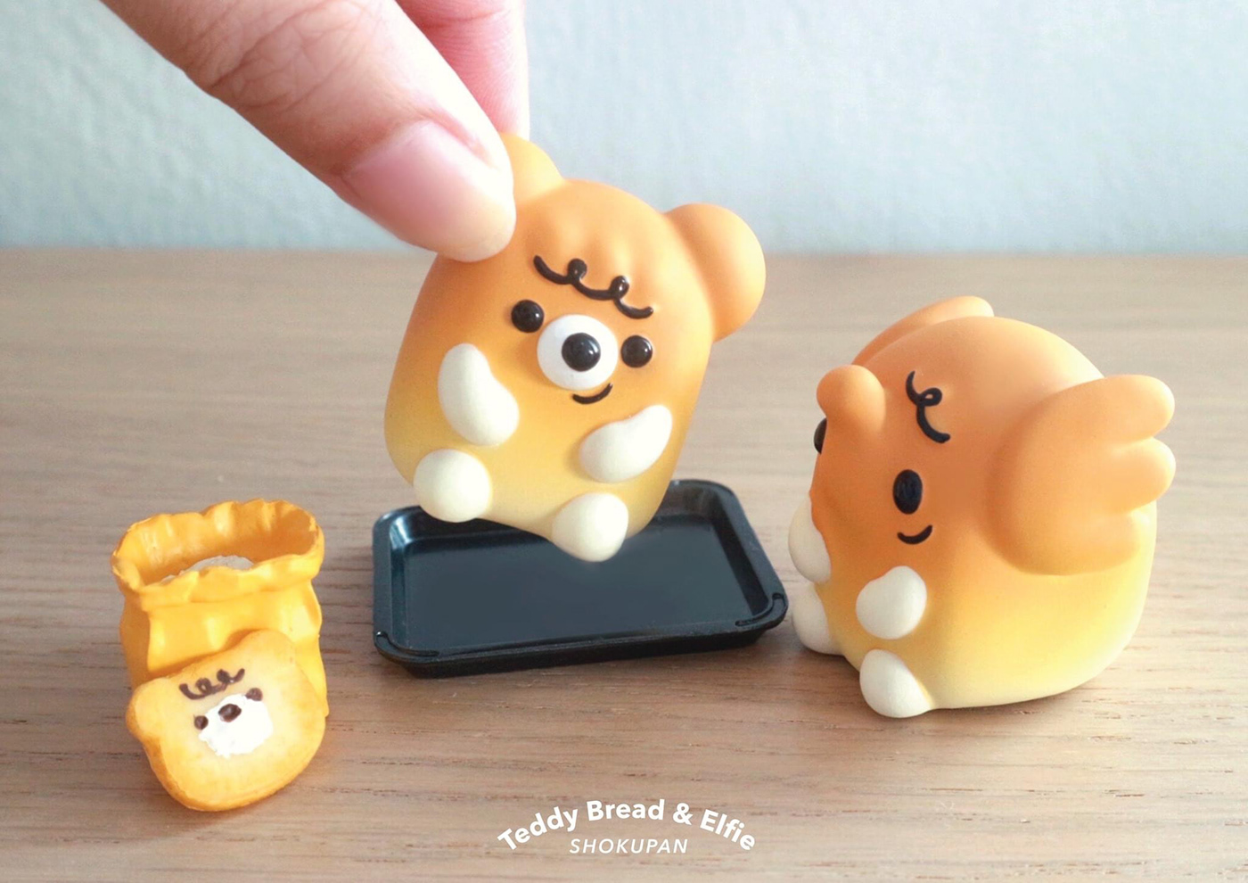 Teddy Bread & Elfie，Character design，Toy design，product design，