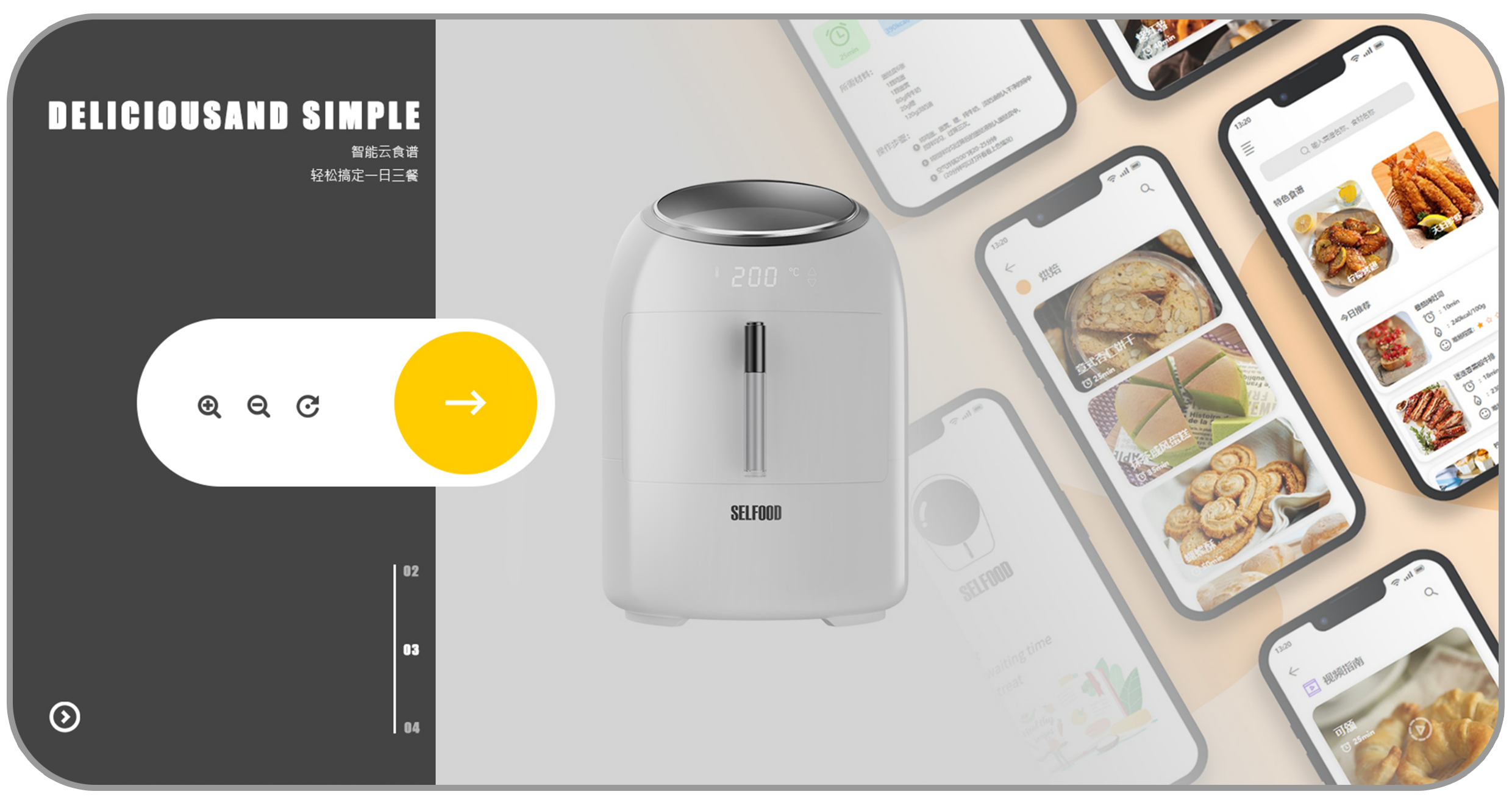 Air fryer，Microwave Oven，Electromagnetic furnace，oven，Steam oven，barbecue，small home appliances，Explosion diagram，