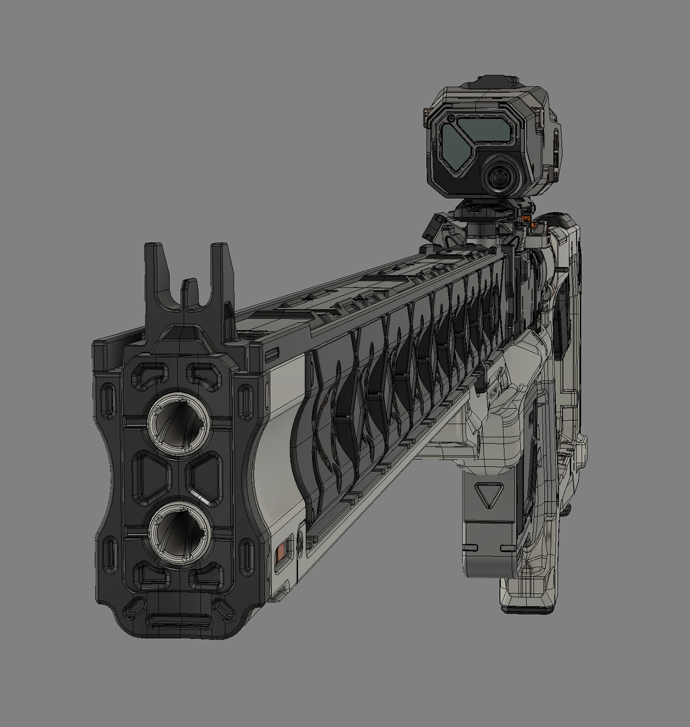 arms，Model Gun，conceptual design，Game props，