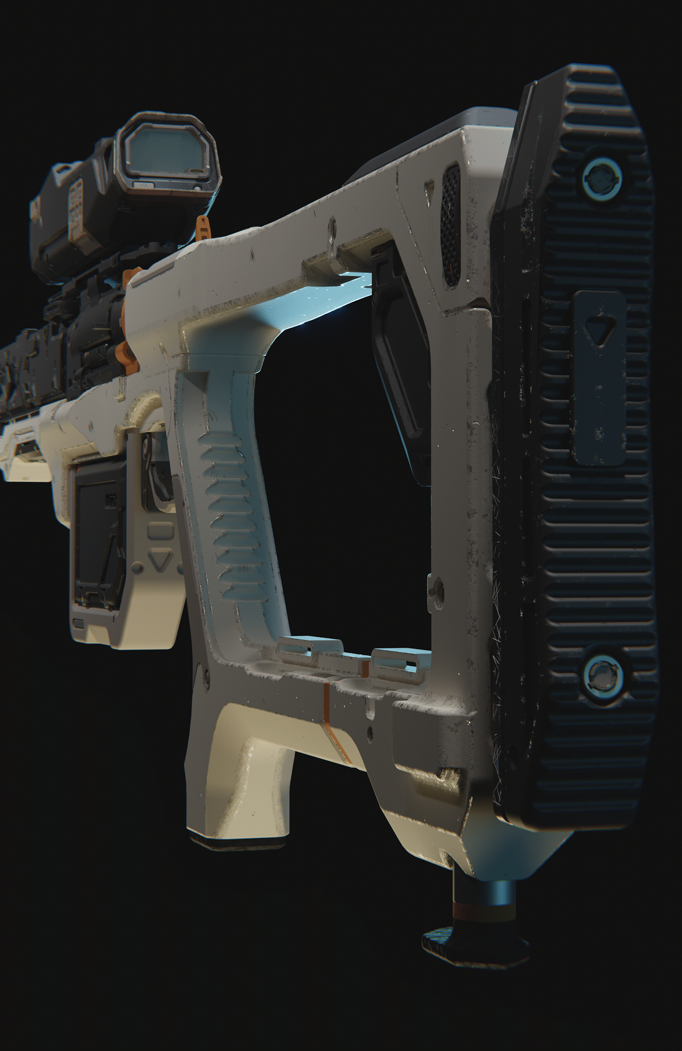 arms，Model Gun，conceptual design，Game props，