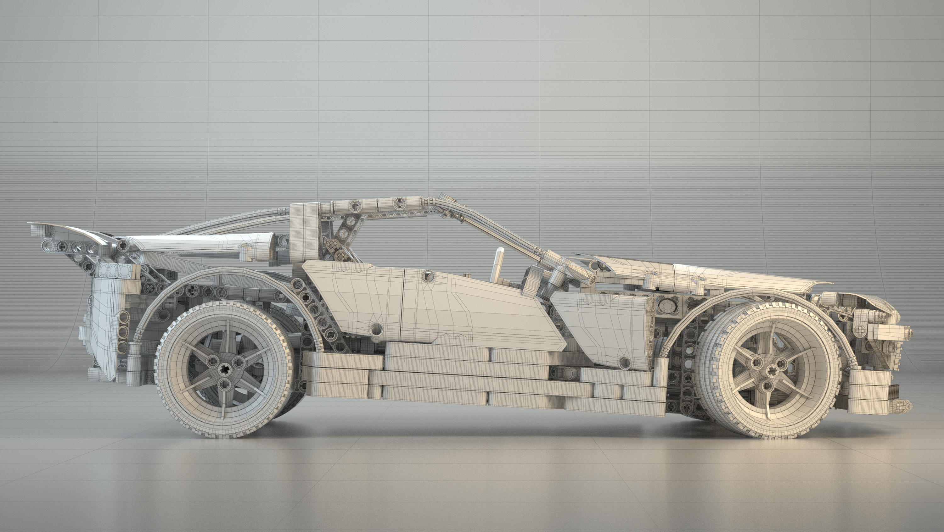 Toys，Lego，Model，Render，