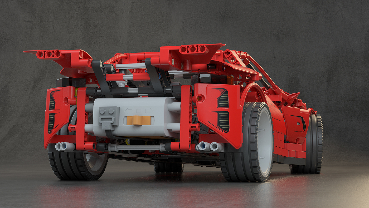 Toys，Lego，Model，Render，