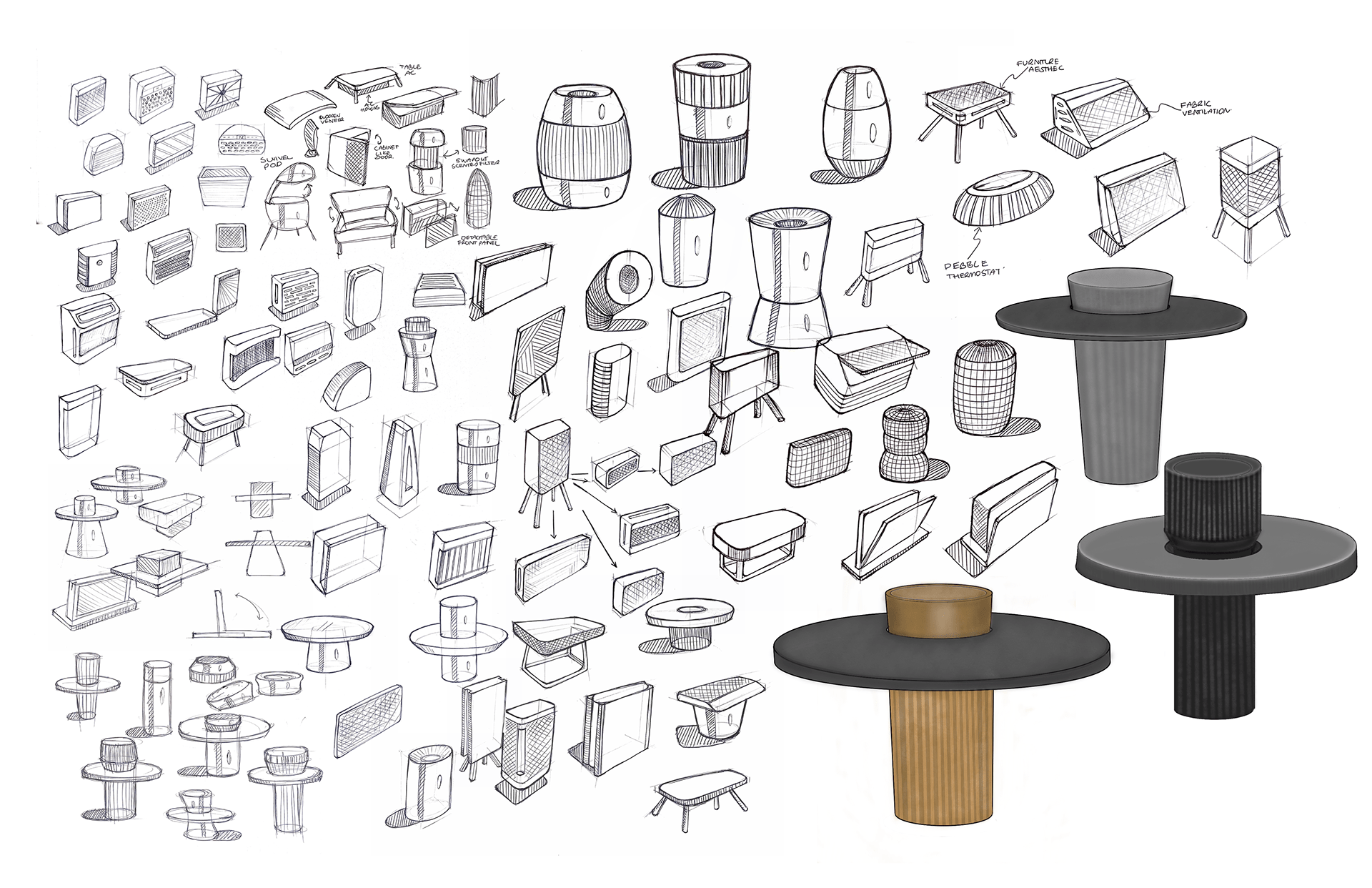 product design，industrial design，air conditioner，household electrical appliances，