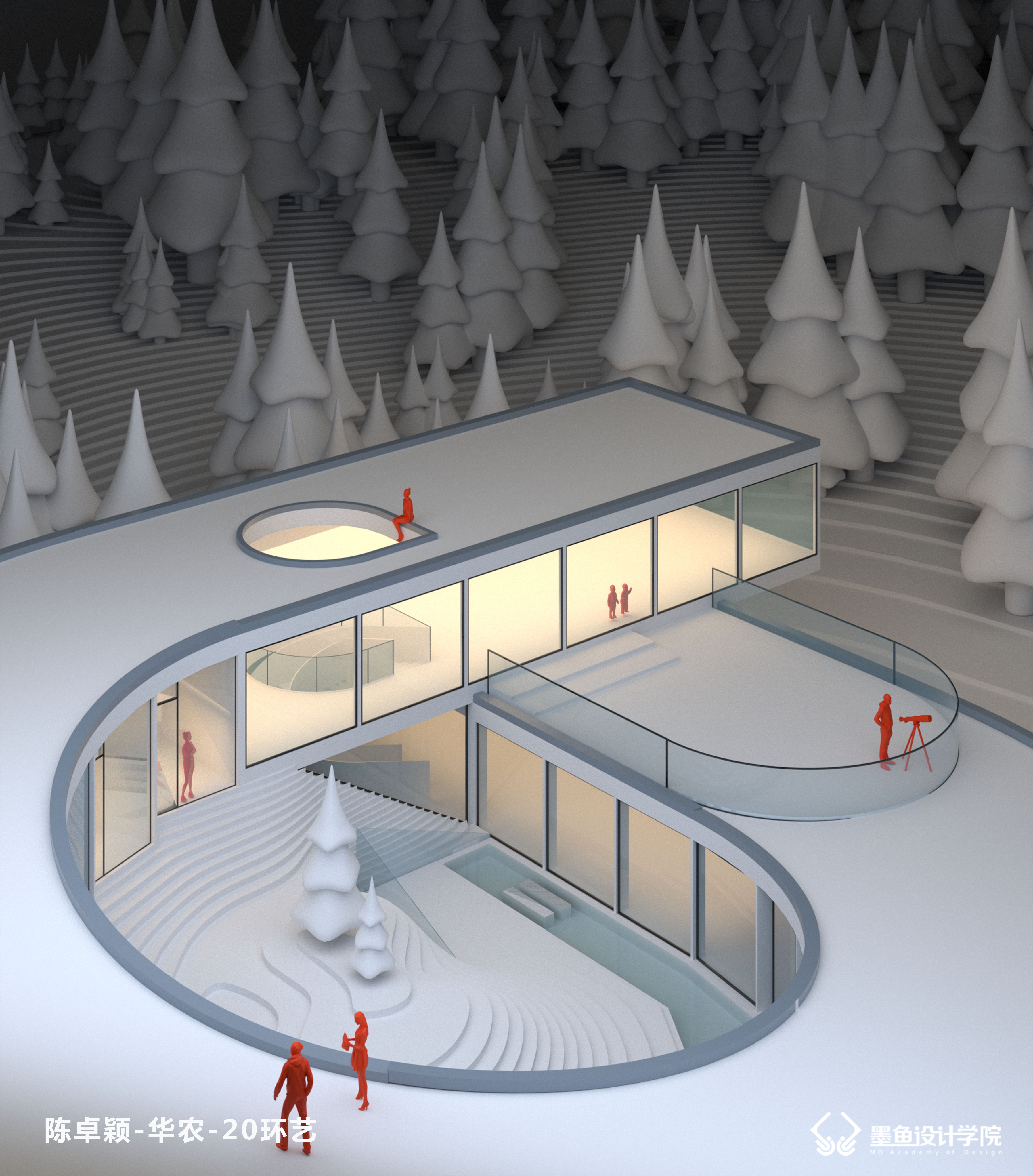 environmental design，Cuttlefish Design Institute，Architectural design，environmental design ，design sketch，space design ，design sketch，