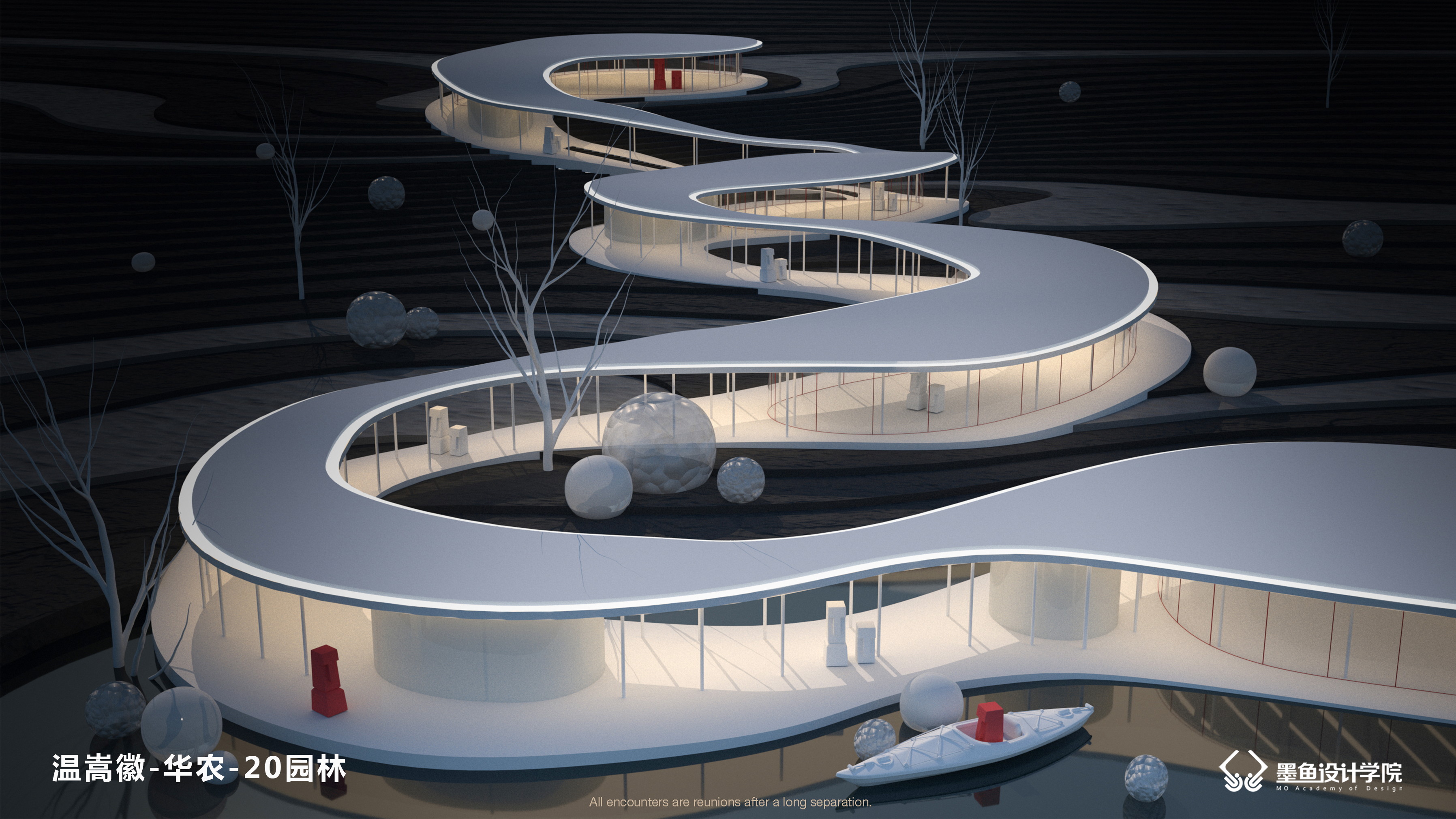 environmental design，Cuttlefish Design Institute，Architectural design，environmental design ，design sketch，space design ，design sketch，