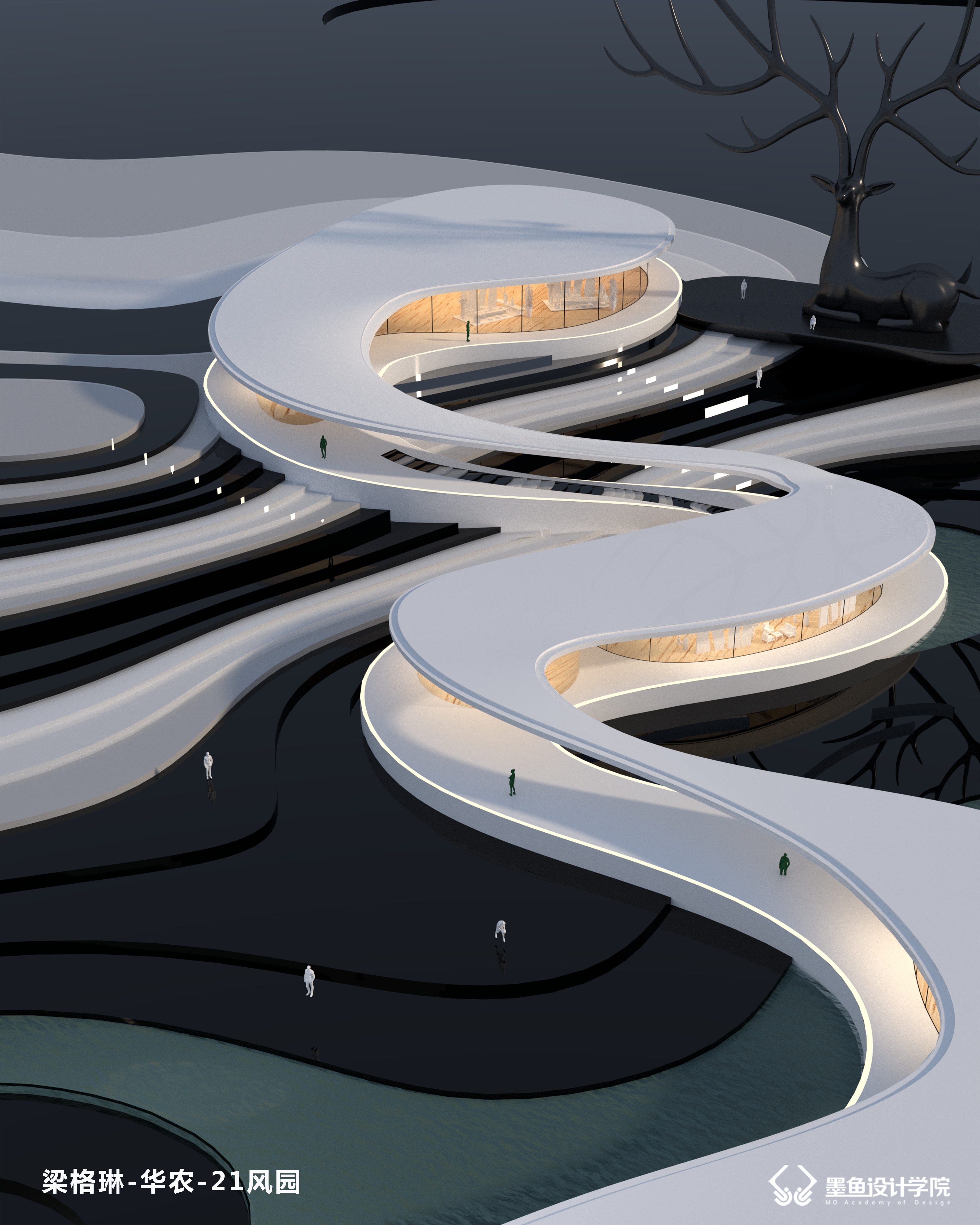 environmental design，Cuttlefish Design Institute，Architectural design，environmental design ，design sketch，space design ，design sketch，