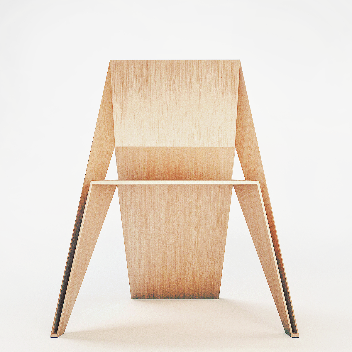 模型，木质，椅子，家具，