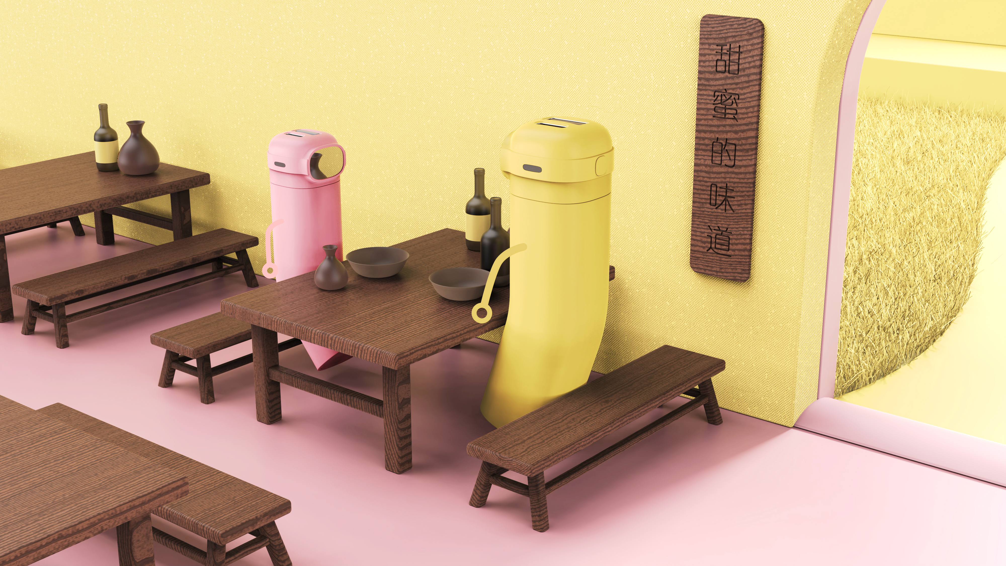 product design，ID design，Modeling and rendering，Power bank design，Design effect drawing，