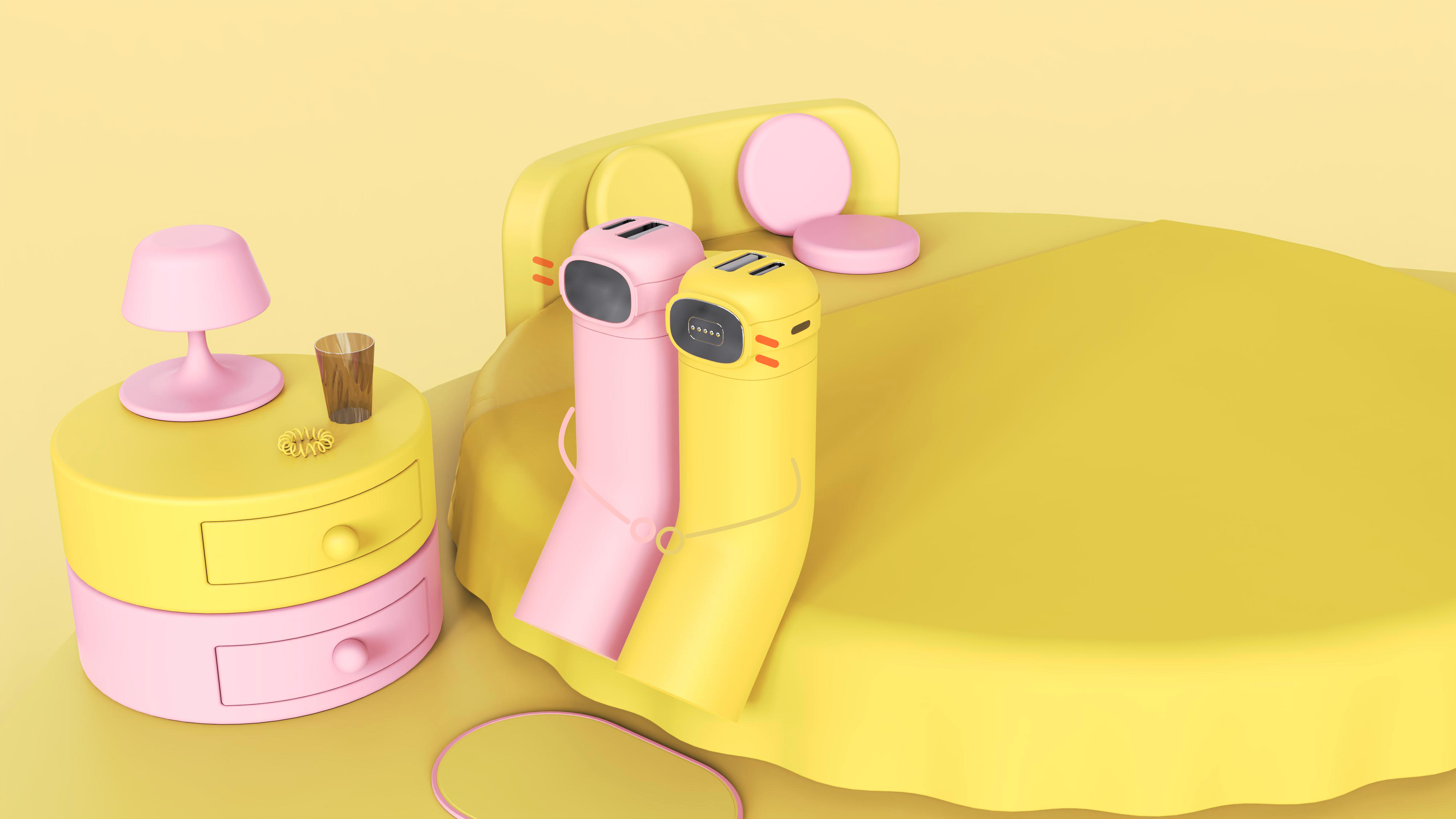 product design，ID design，Modeling and rendering，Power bank design，Design effect drawing，