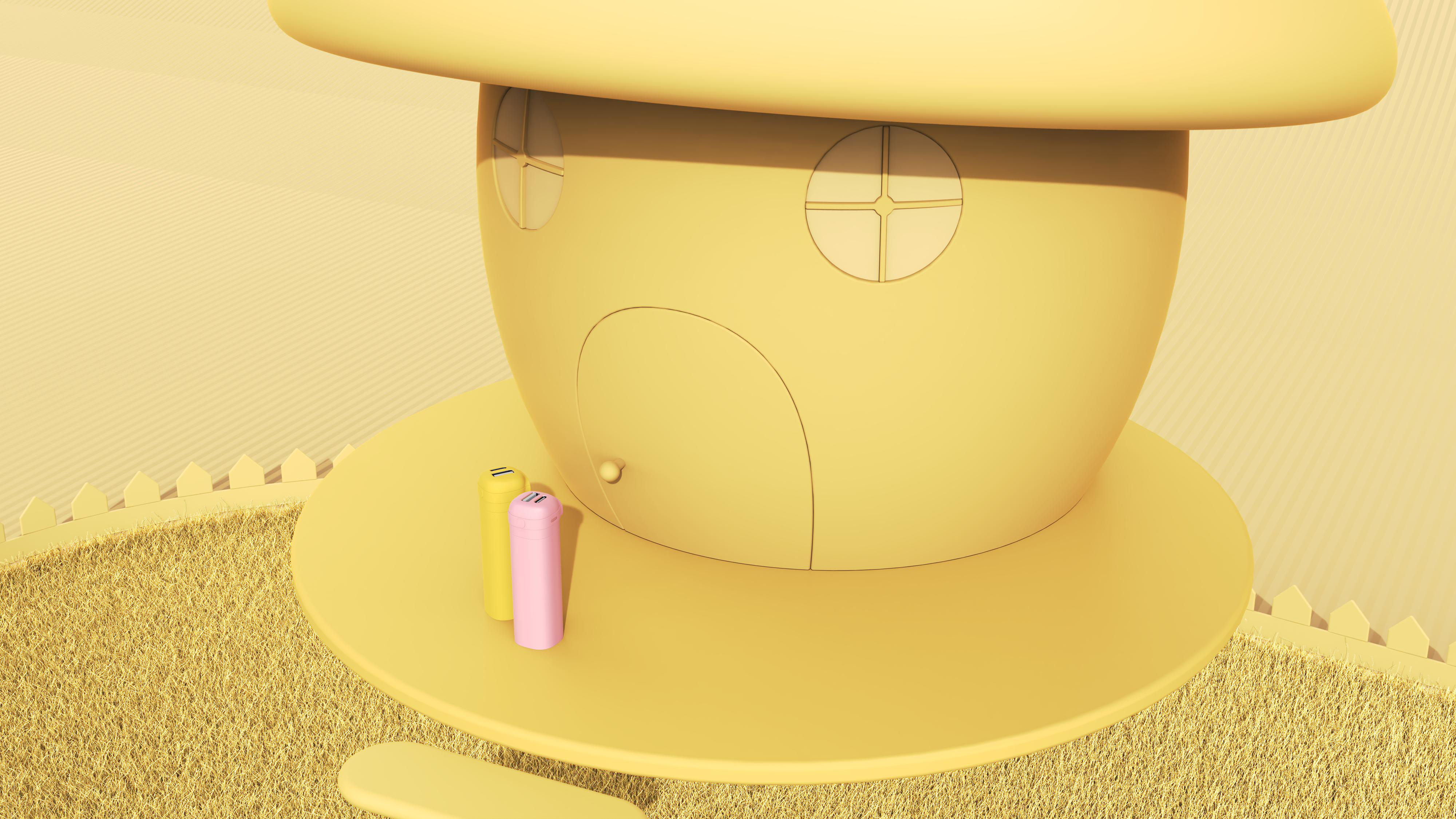 product design，ID design，Modeling and rendering，Power bank design，Design effect drawing，