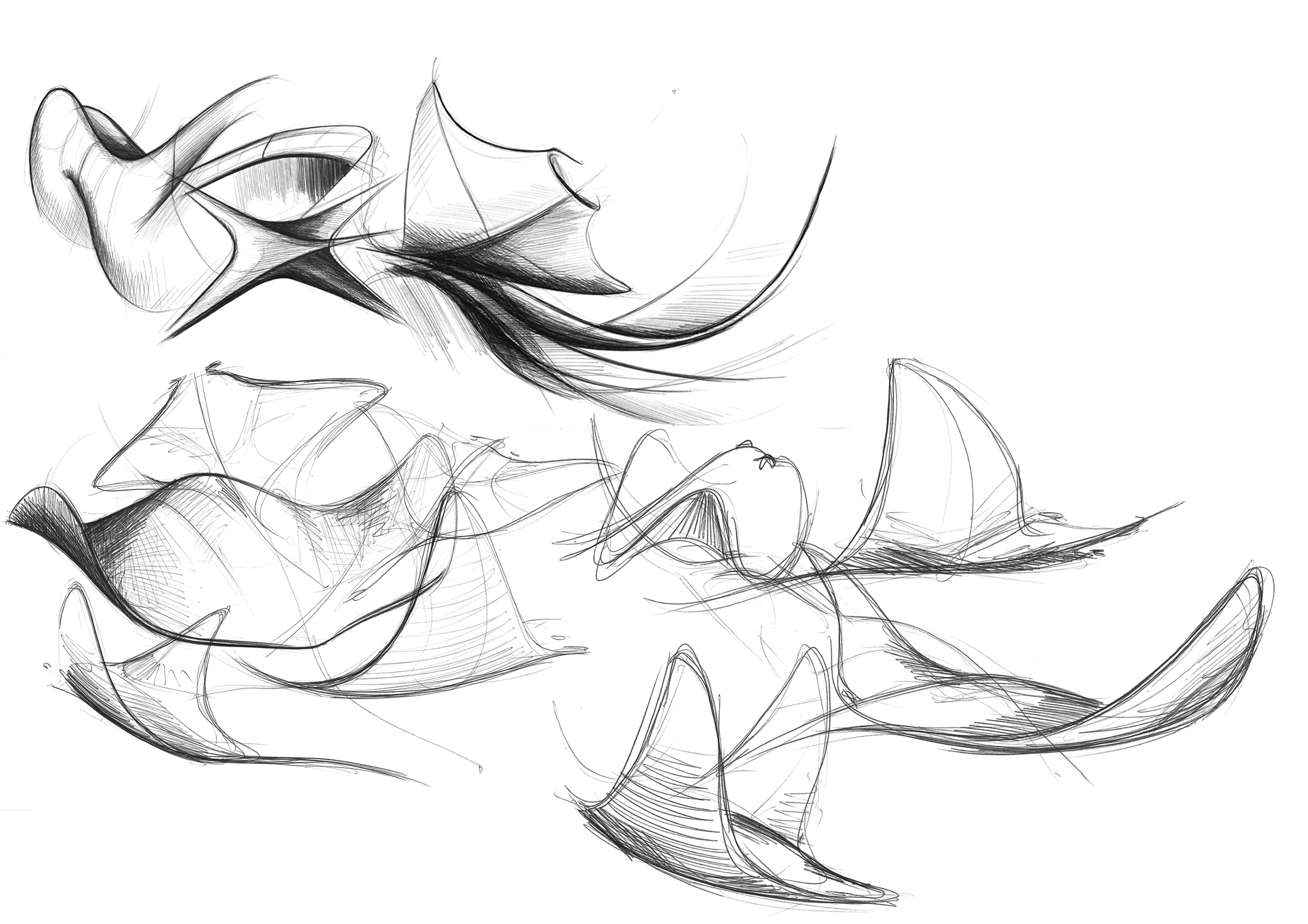 table，furniture，Glass，curve，