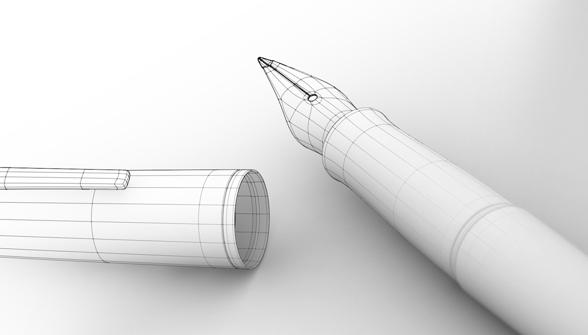 Wooden writing pen，Pen，