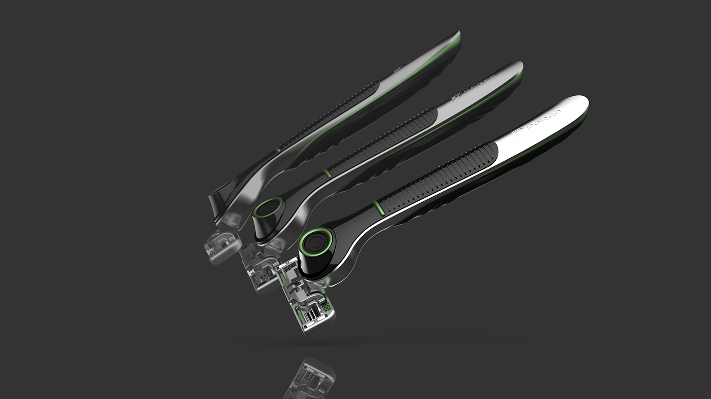 Hand drawn，razor，Korean brand，Dorco，