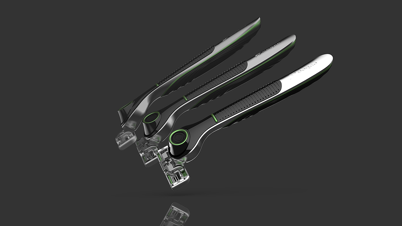 Hand drawn，razor，Korean brand，Dorco，