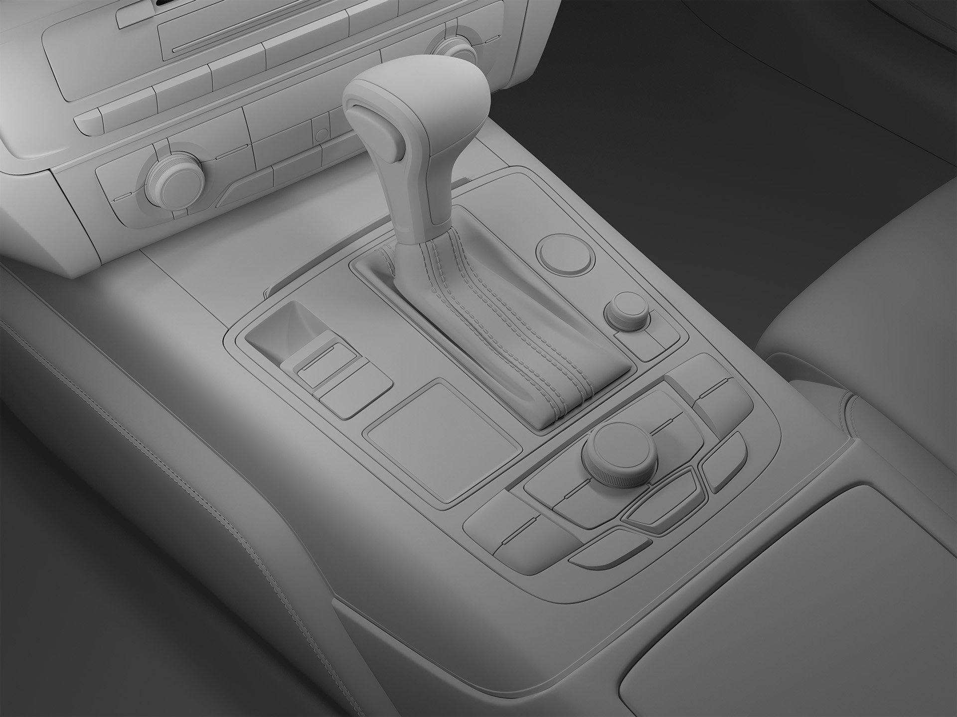 Audi A6，Automotive interior，Automatic design，