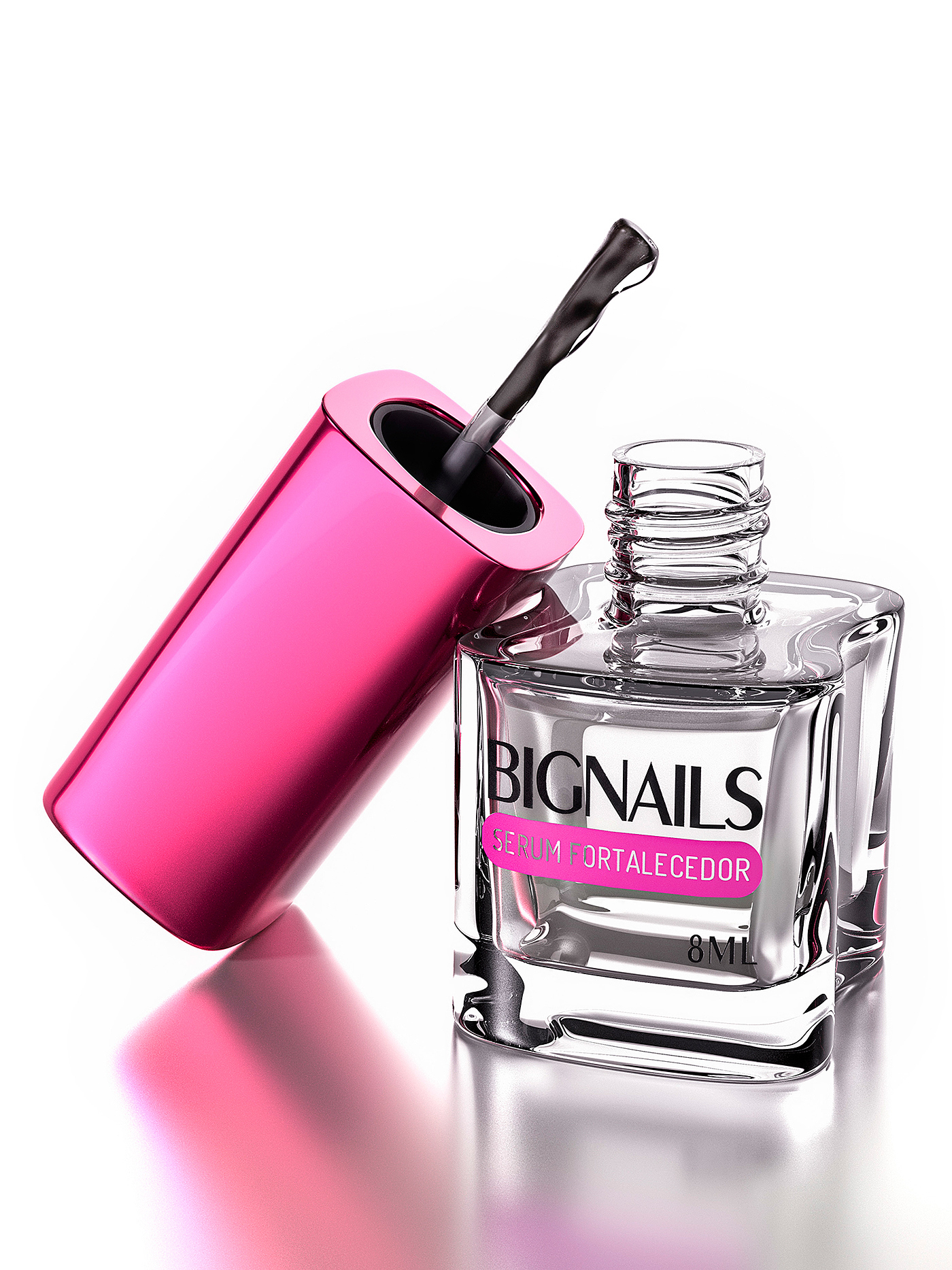 cgi，Nail Polish，product design，Glass，