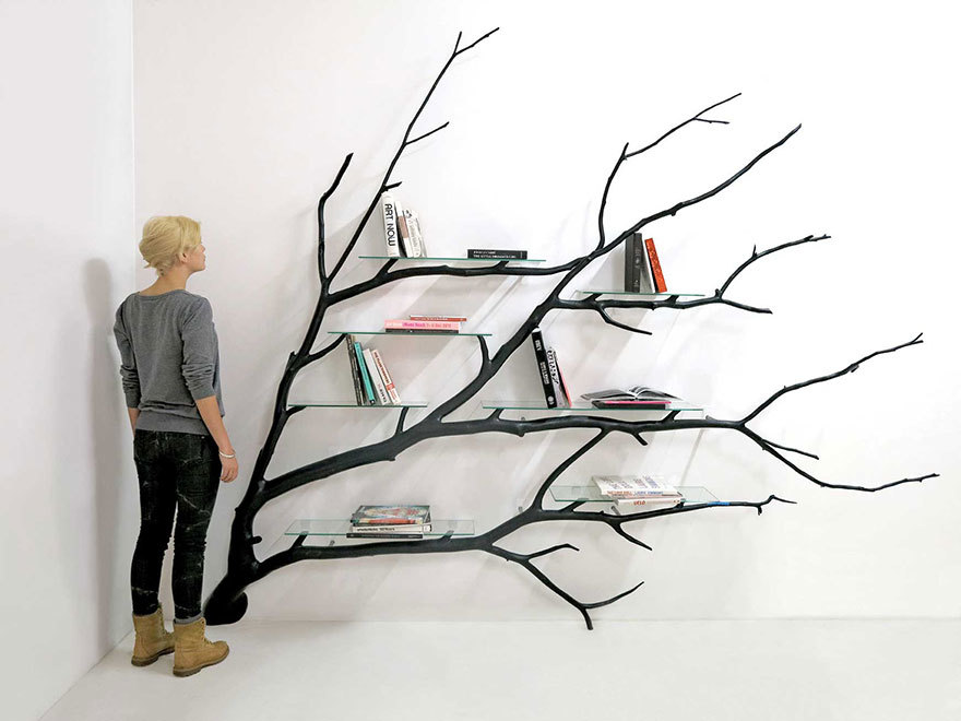 furniture，Home Furnishing，branch，natural，Art，bookshelf，tea table，