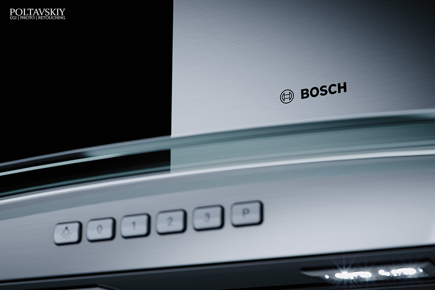 bosch，玻璃罩，油烟机，