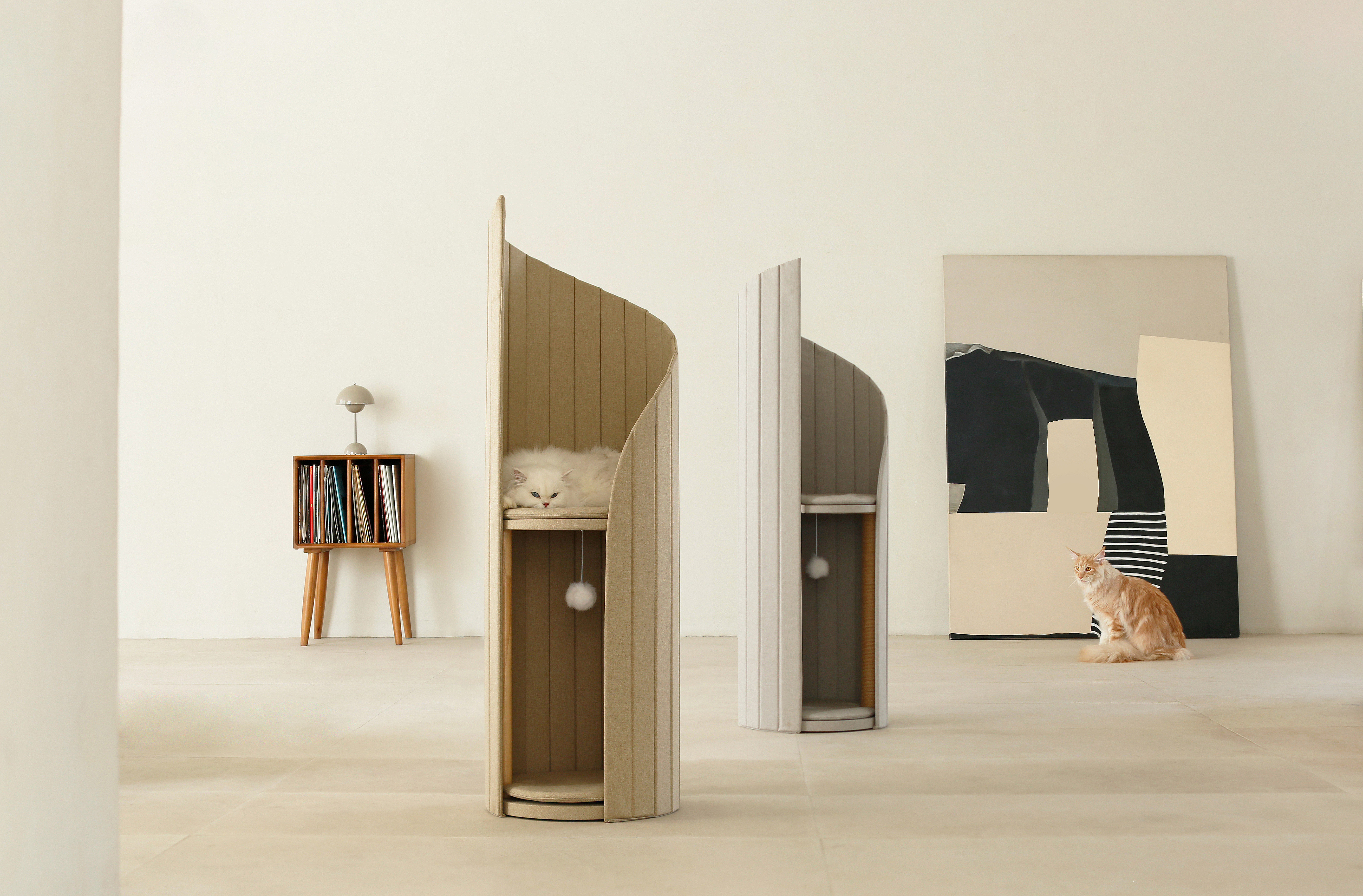 cat，Cat climbing frame，fabric art，wooden ，furniture，warm，