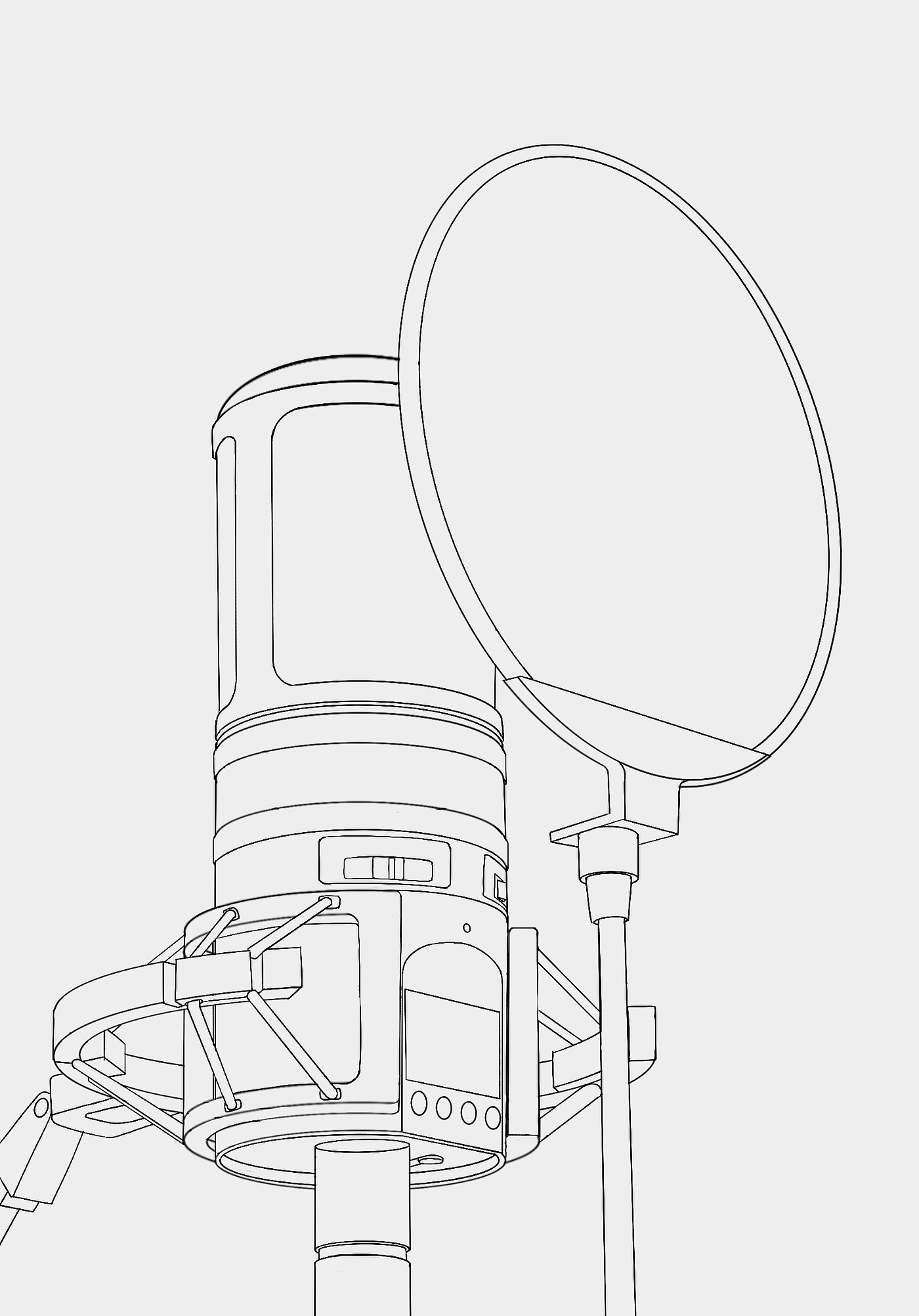 industrial design，Product board drawing，Procreate，