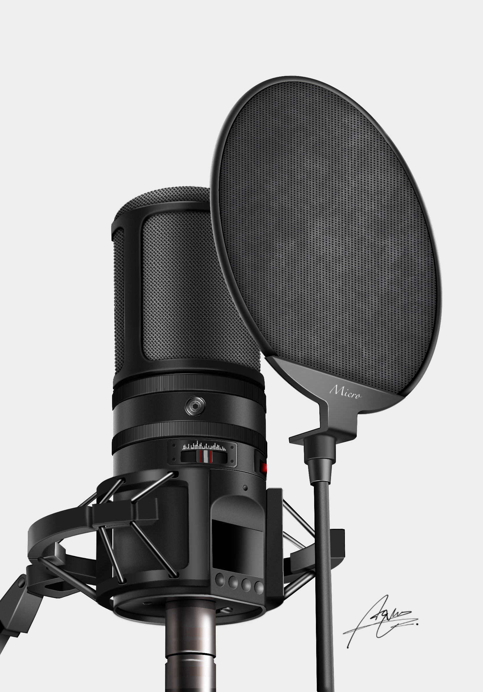 industrial design，Product board drawing，Procreate，