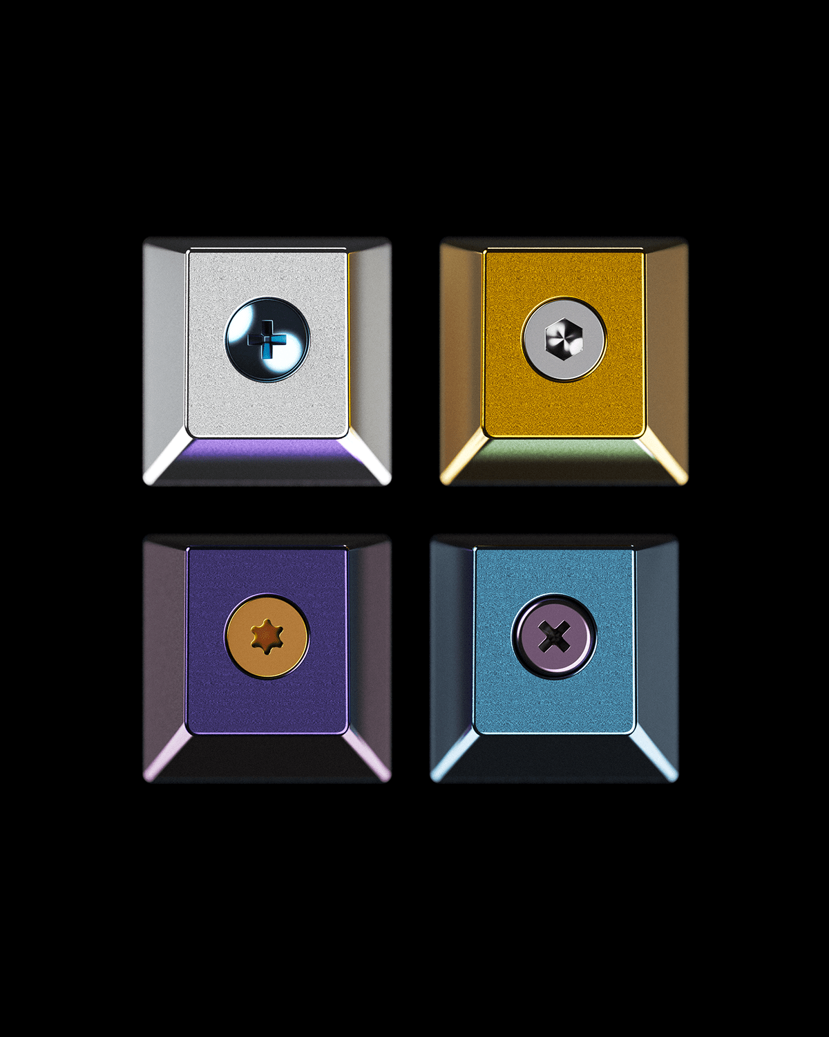 Keyshot 3D，Keycap，keyboard，visualization，