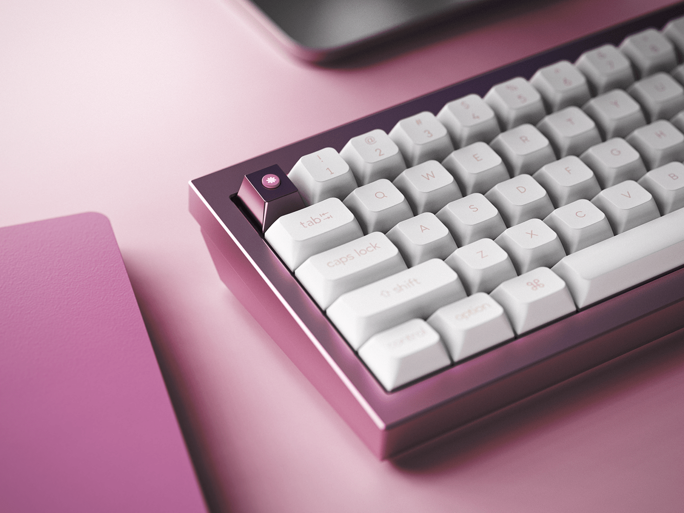 Keyshot 3D，Keycap，keyboard，visualization，