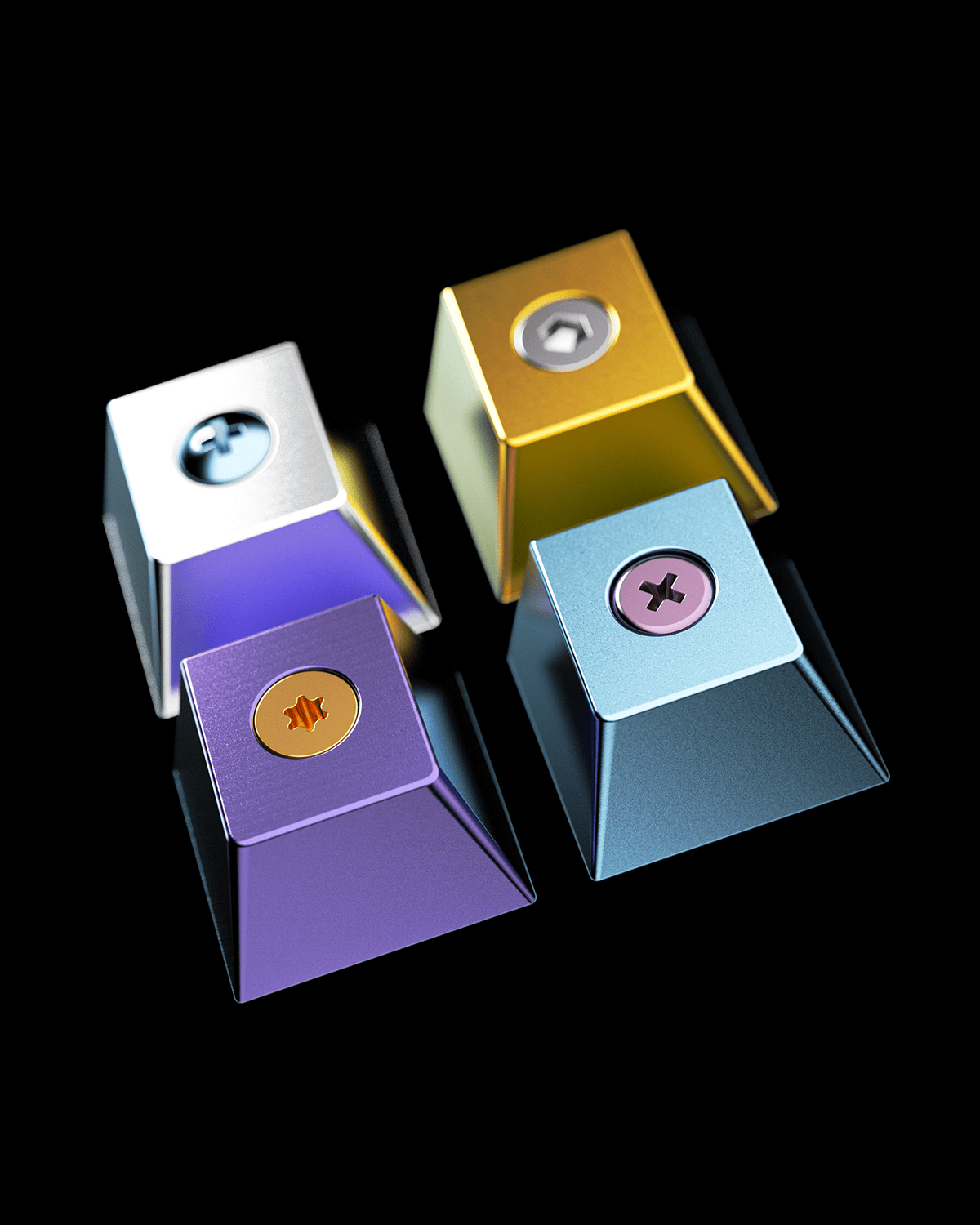 Keyshot 3D，Keycap，keyboard，visualization，