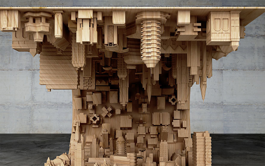 Home Furnishing，furniture，woodiness，Sculpture，Art，city，